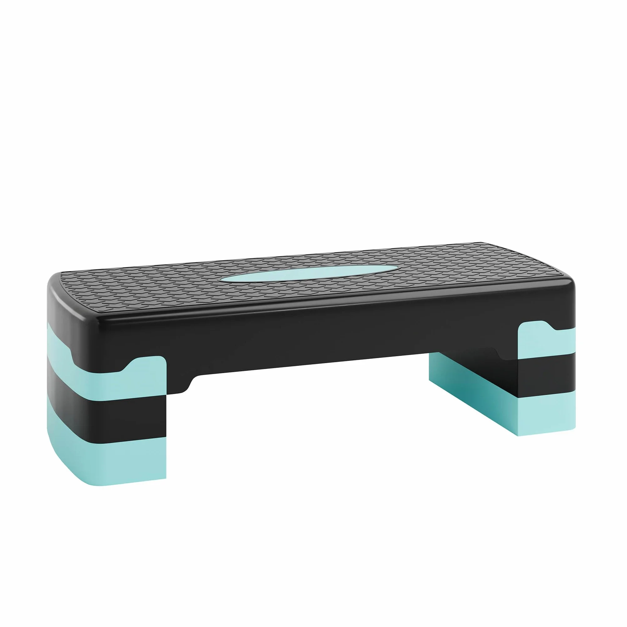Ultrasport Step Aérobic Antidérapant Réglable 3 Niveaux Stepper Fitness 68 x 28 cm Bleu