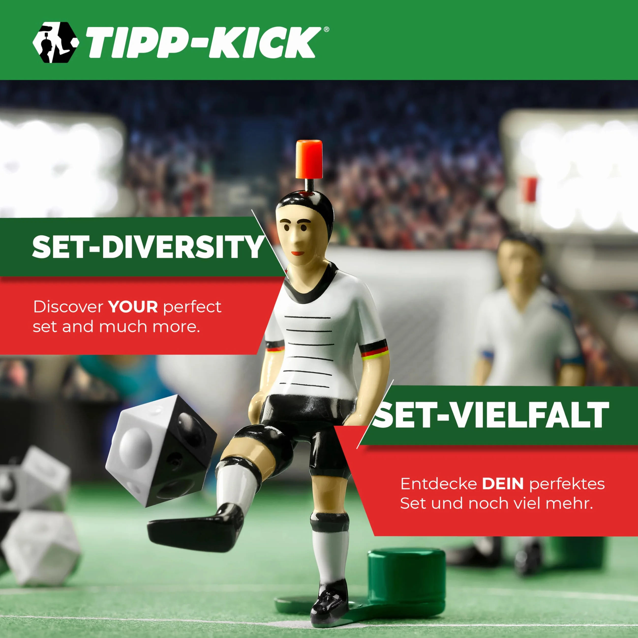 TIPP-KICK DFB Jeu Mural de But avec Footballeur National Allemand + Ballon