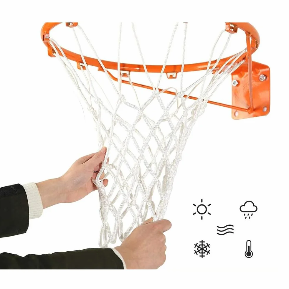 Cerioll Filet de Basketball Taille Standard Résistant à la Pluie et au Soleil Intérieur Extérieur