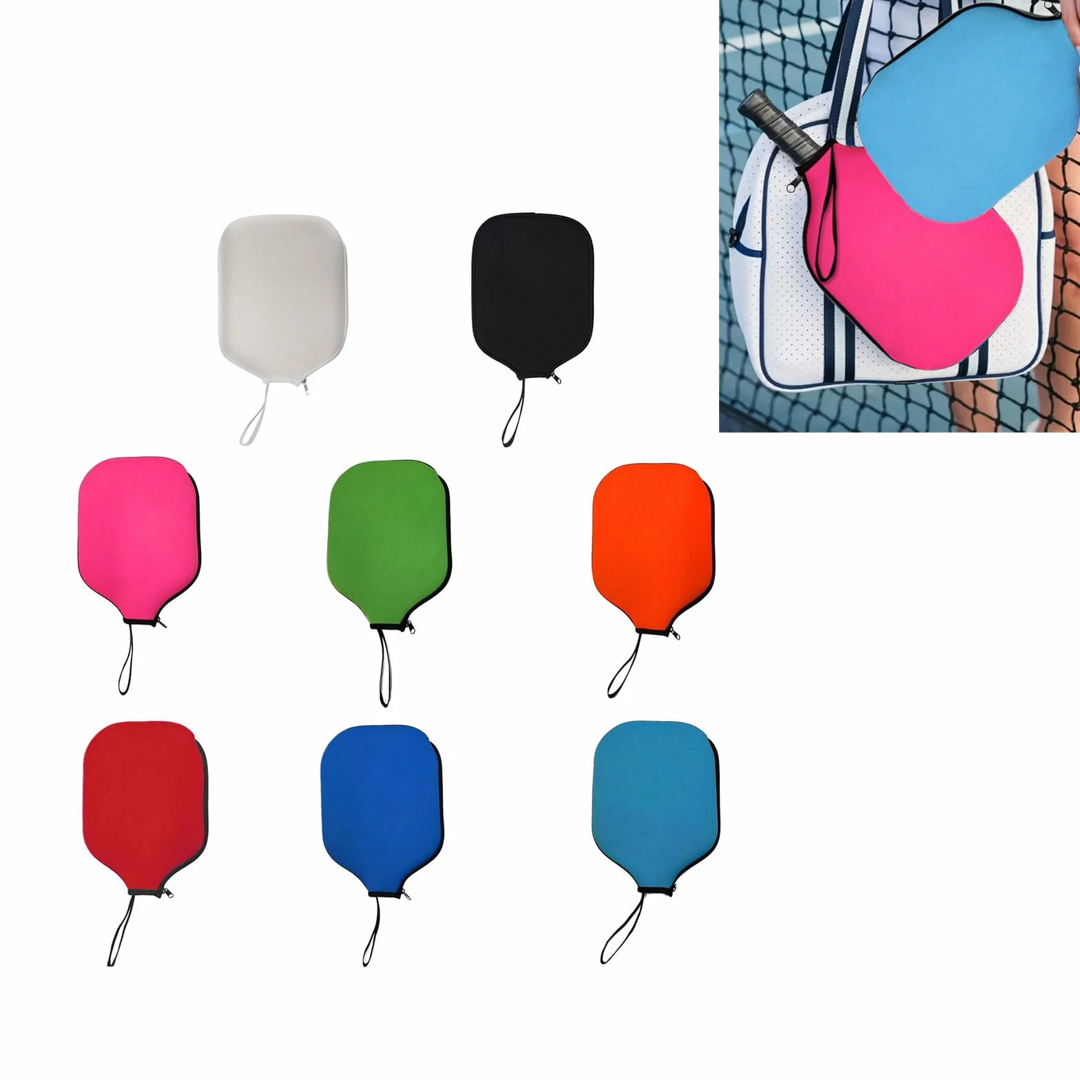 Housse de protection pour raquette de pickleball
