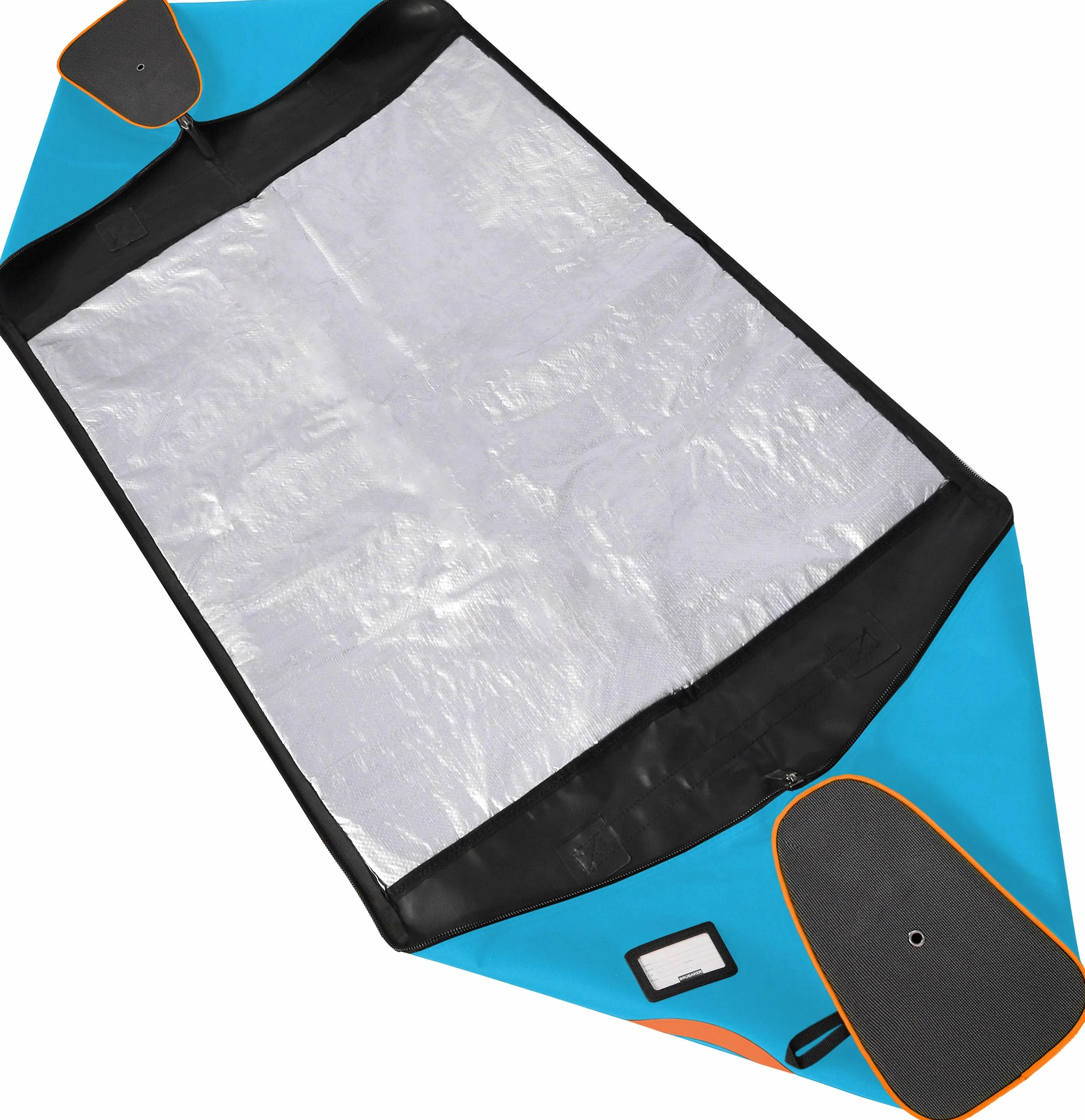 Brubaker Carver Champion Sac de Ski rembourré 170 x 34 x 34 cm Bleu Orange