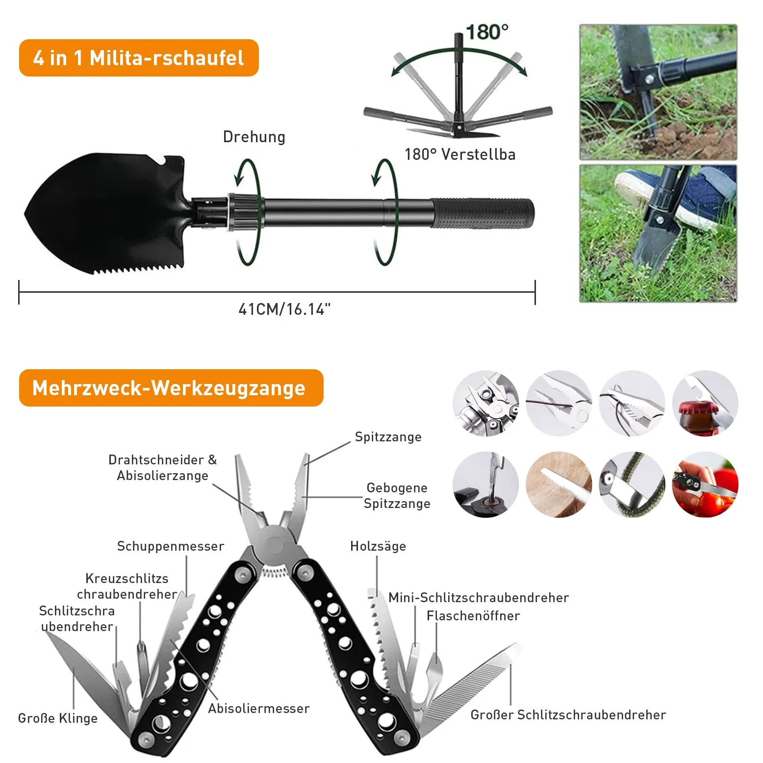 Kit de survie avec kit de premiers secours, 180 pièces, équipement de survie avec filtre à eau, paille, lampe de camping, pince multifonction, couteau pour homme, pince pliante, aventures de voyage