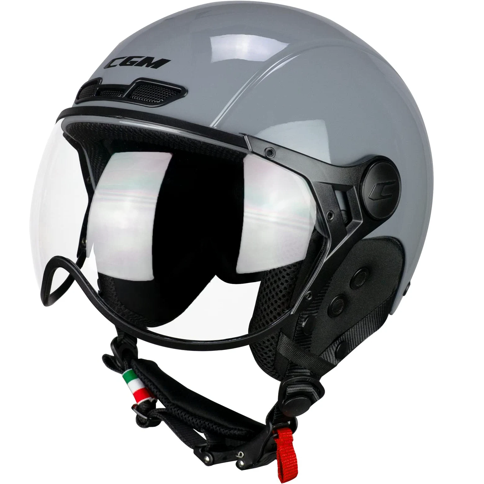 CGM EBI Casque de Ski Unisexe pour Adulte, Gris, S (55-56cm)