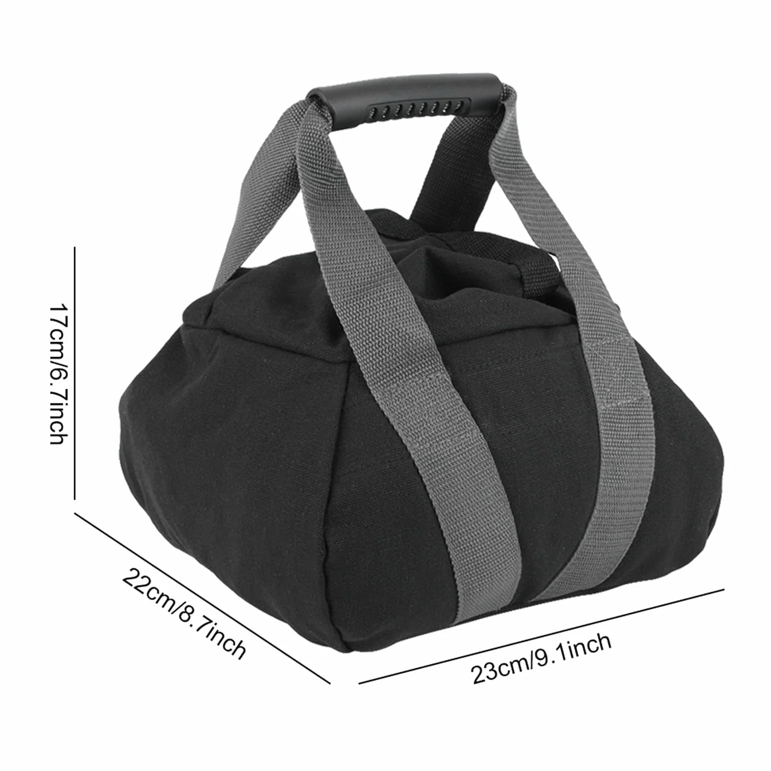 Alomejor Sacs de Sable Haltérophilie Musculation avec Poignée Poids Ajustable