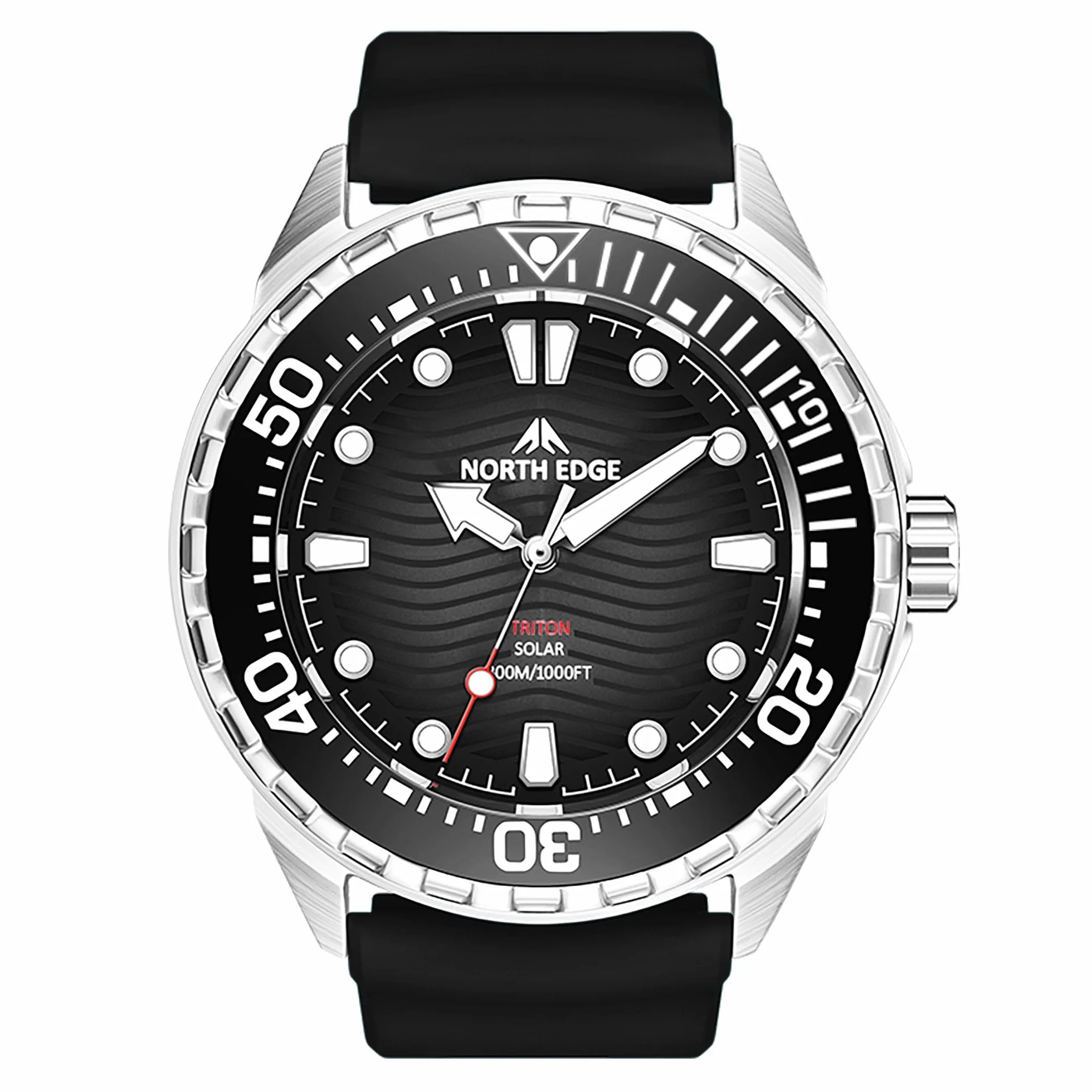 NORTH EDGE Collection Triton Montres de plongée solaires 300 m