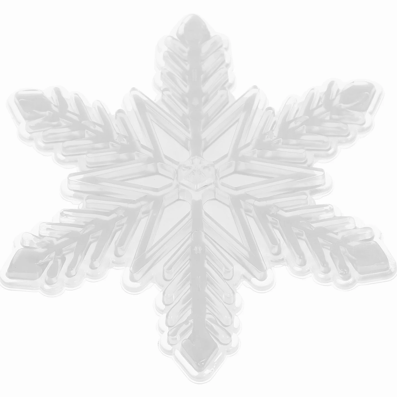MAGICLULU Coussin Antidérapant 3d Flocon Blanc pour Snowboard, Autocollant Rigide Résistant, Accessoire de Sport D'hiver pour Meilleure Adhérence et Contrôle sur Planche de Ski de Plein Air