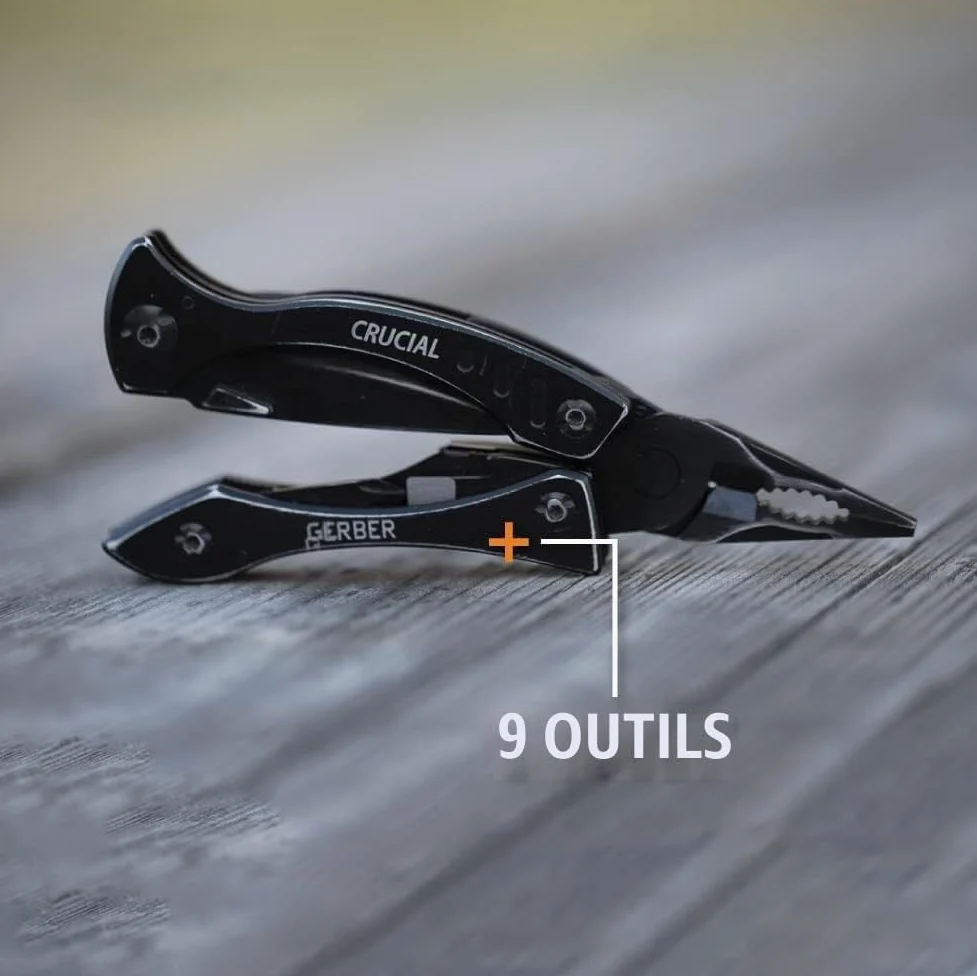 Gerber Crucial Black Pince Multifonctions | 31-001518