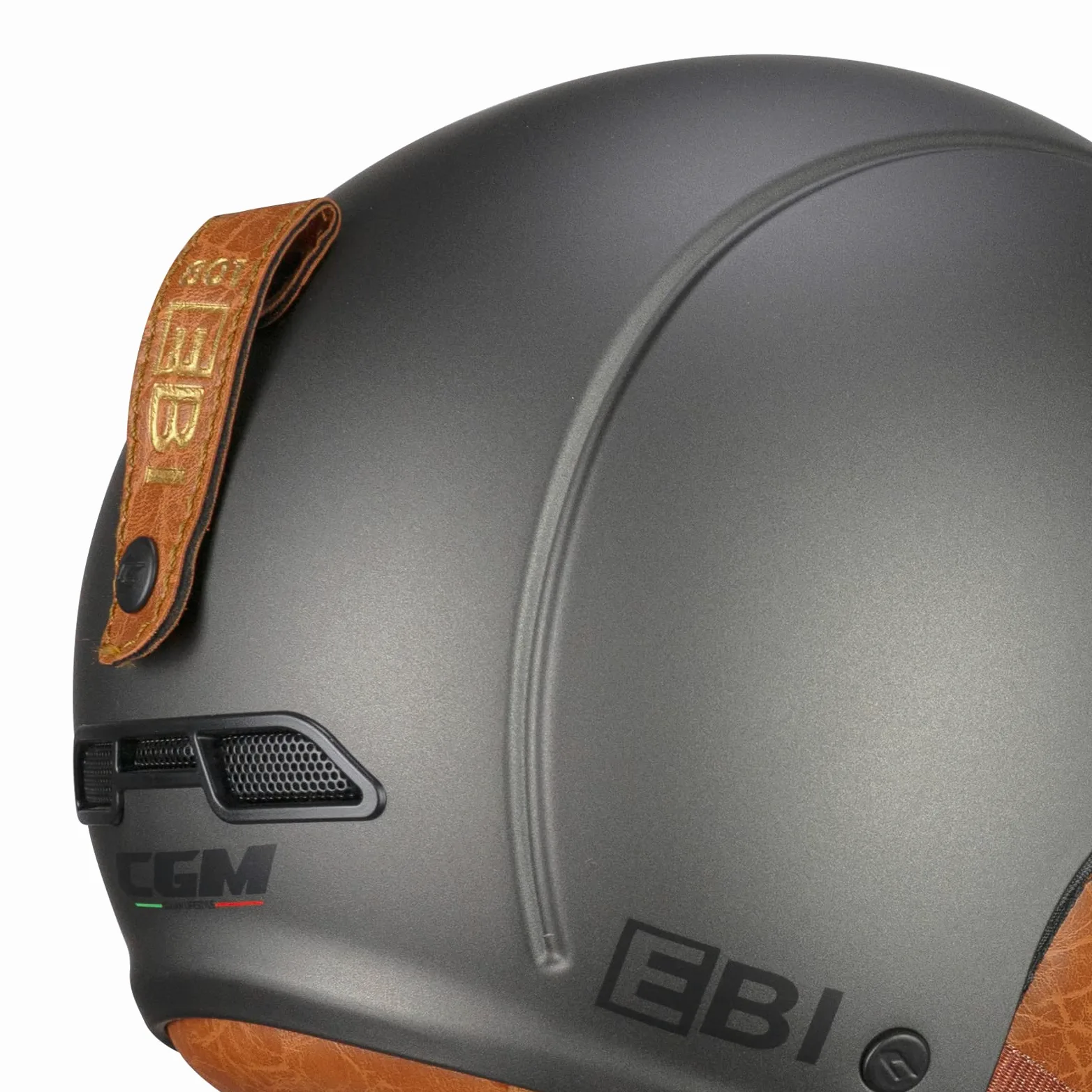 CGM EBI Casque de Ski Unisexe pour Adulte, Graphite satiné, XS (53-54cm)