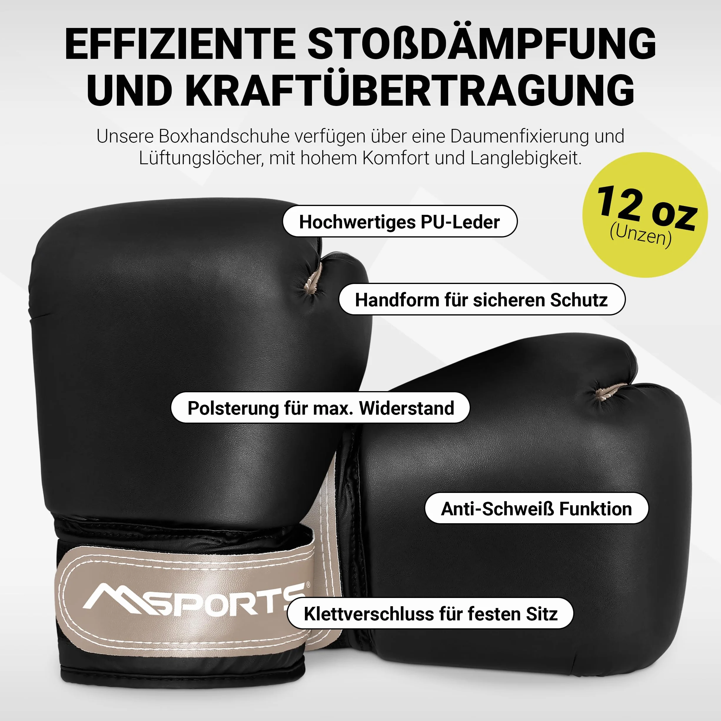 MSPORTS Punch Bag Set Premium 80 × 30 cm – Sac de frappe 25 kg + gants de boxe & bandages – Entraînement de boxe, kickboxing et fitness à la maison ou en studio