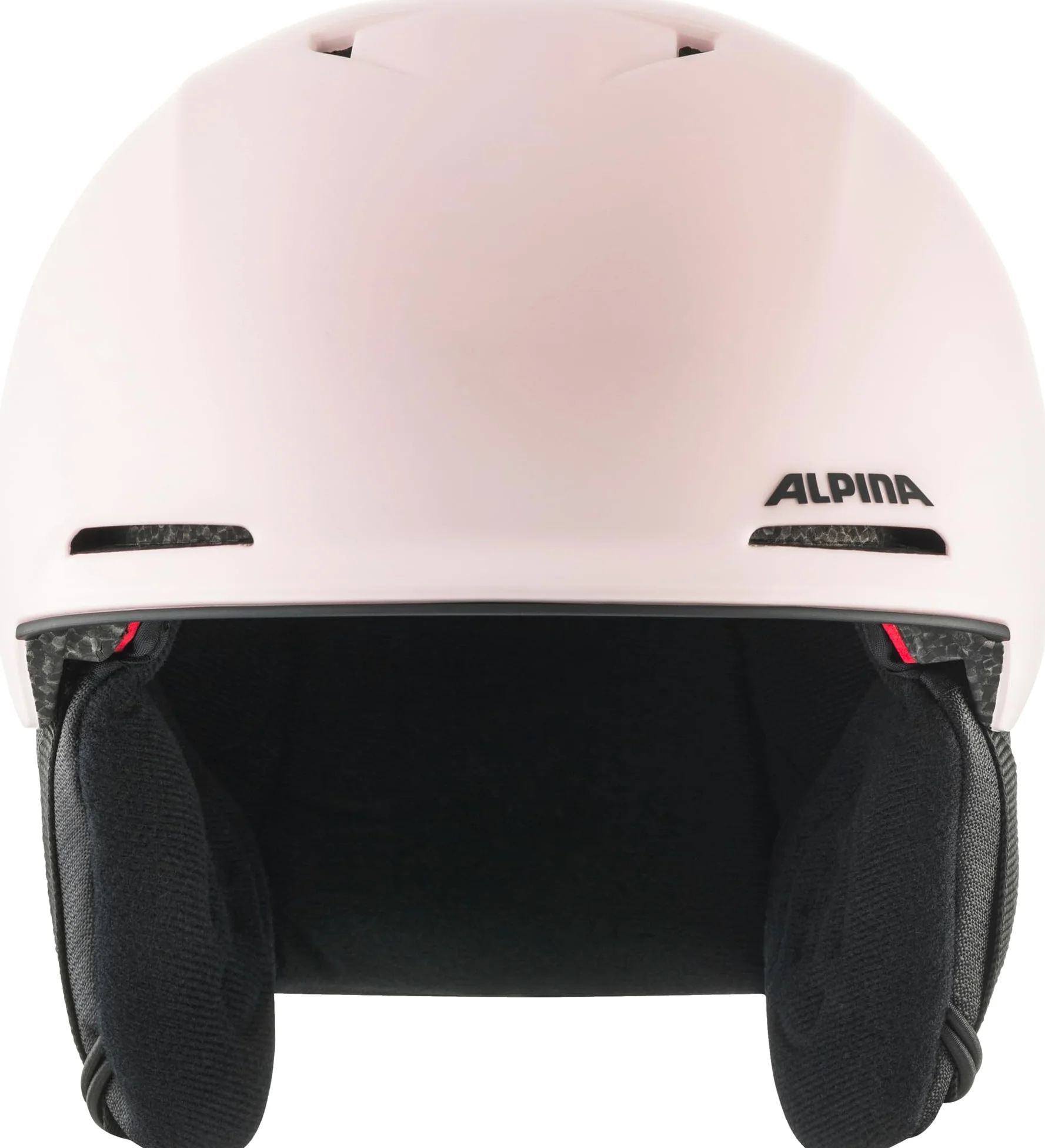 ALPINA Brix Jr - Casque de Ski sûr et léger pour Enfants, avec Coussinets d’Oreilles Amovibles, Absorption optimale des Chocs et Bonne Ventilation, Light-Rose Matt, M (55-59)
