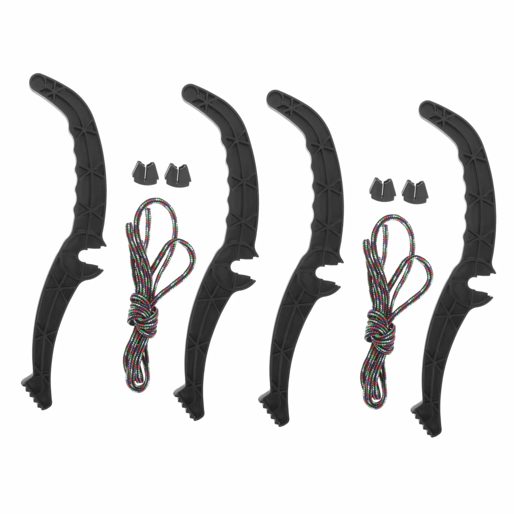 Toddmomy Freins à Skis d'hiver Hommes Kit De Fartage pour Snowboard Neige Trousse Planche Accessoire De Traîneau Levier De Frein De Traîneau Plastique Black