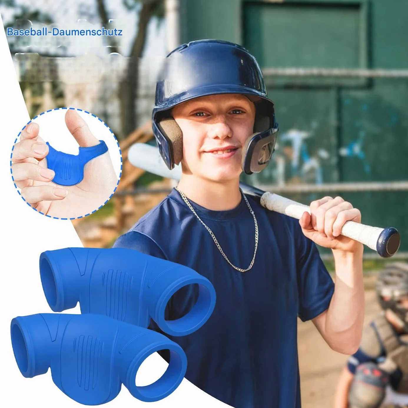 Protection du pouce Baseball, protection souple contre les chocs, protection des doigts ergonomique résistante à la transpiration, protection de la cheville antidérapante