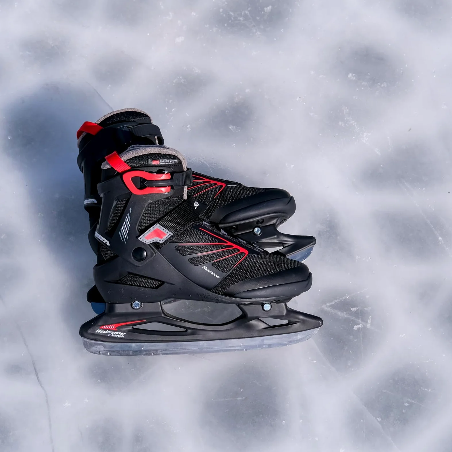 Bladerunner Igniter XT Ice Patins à Glace pour Homme Noir/Rouge