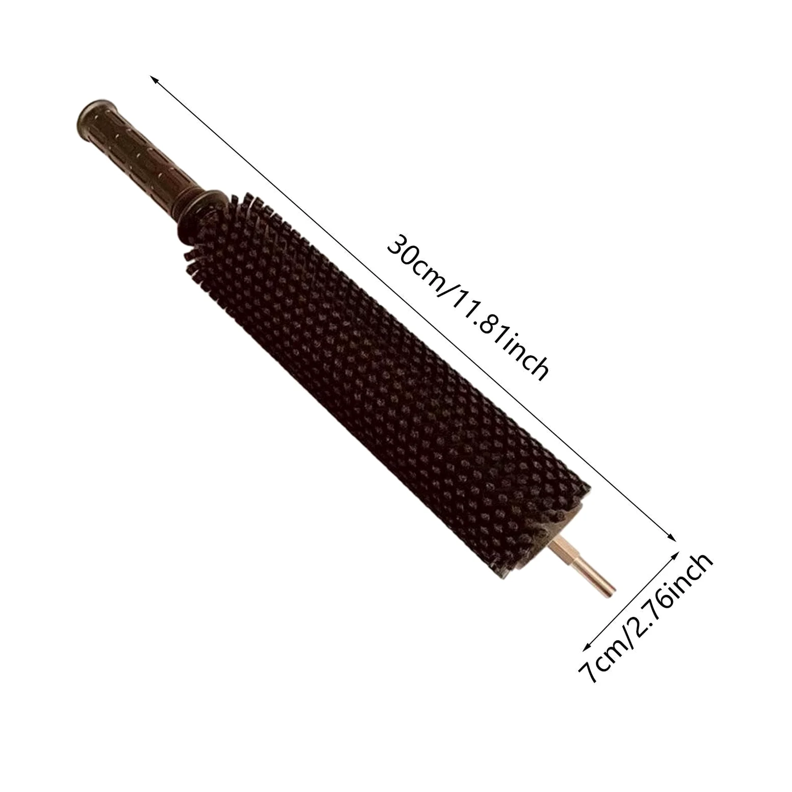 Kit de Fartage de Skis avec Manche, Brosse en Nylon de 30 Cm pour L'entretien des Skis