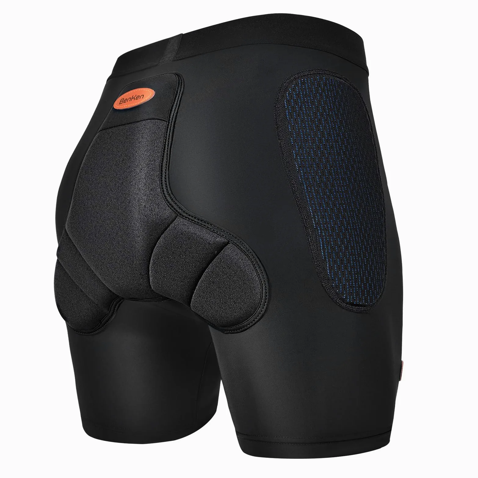 BenKen Short de protection de sport 3D EVA Butt Pad, équipement de protection anti-collision pour homme et femme, short de protection rembourré résistant aux chocs pour snowboard, patinage, patins à