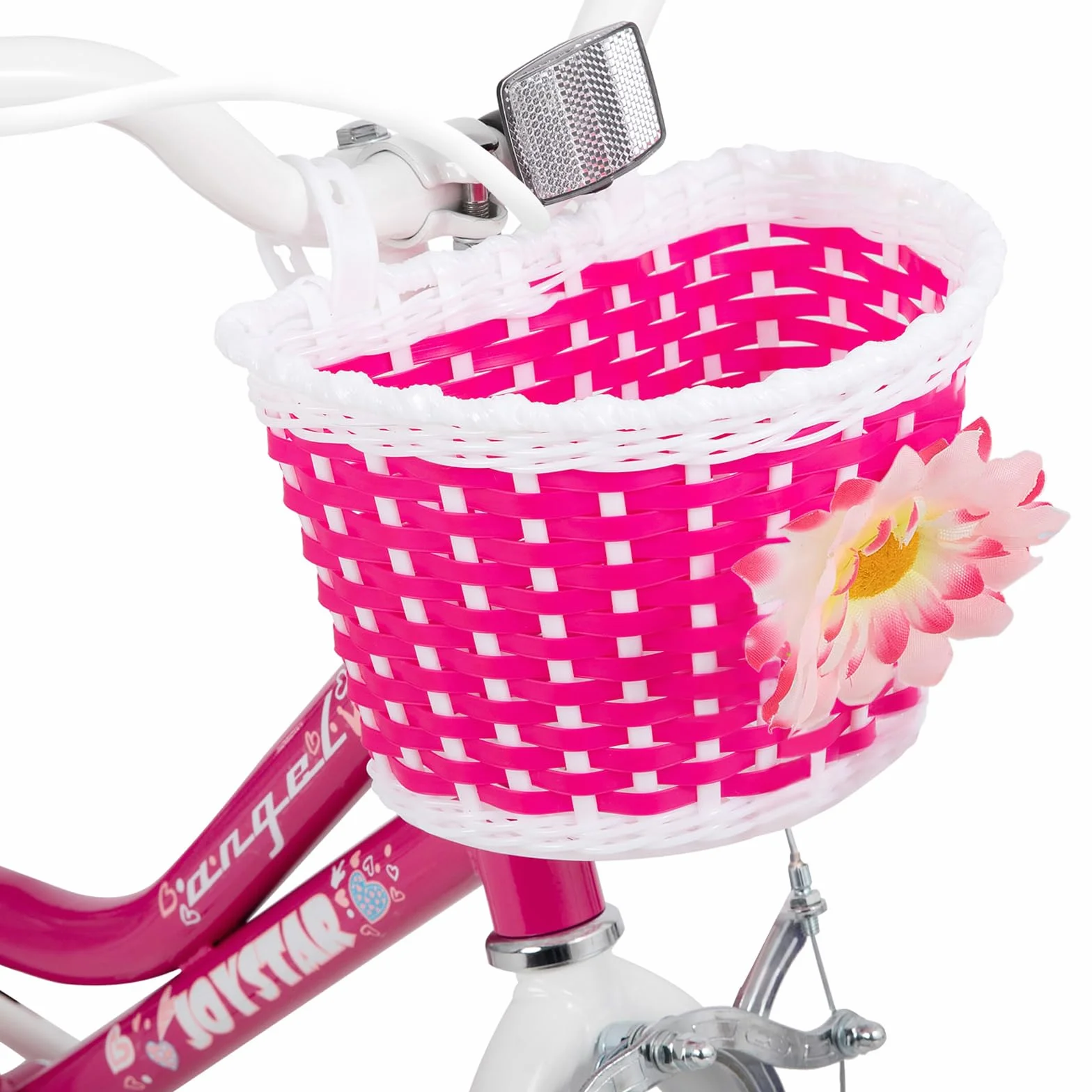 JOYSTAR Vélo Enfant 12-20 Pouces Filles 2-11 Ans avec Stabilisateur et Panier