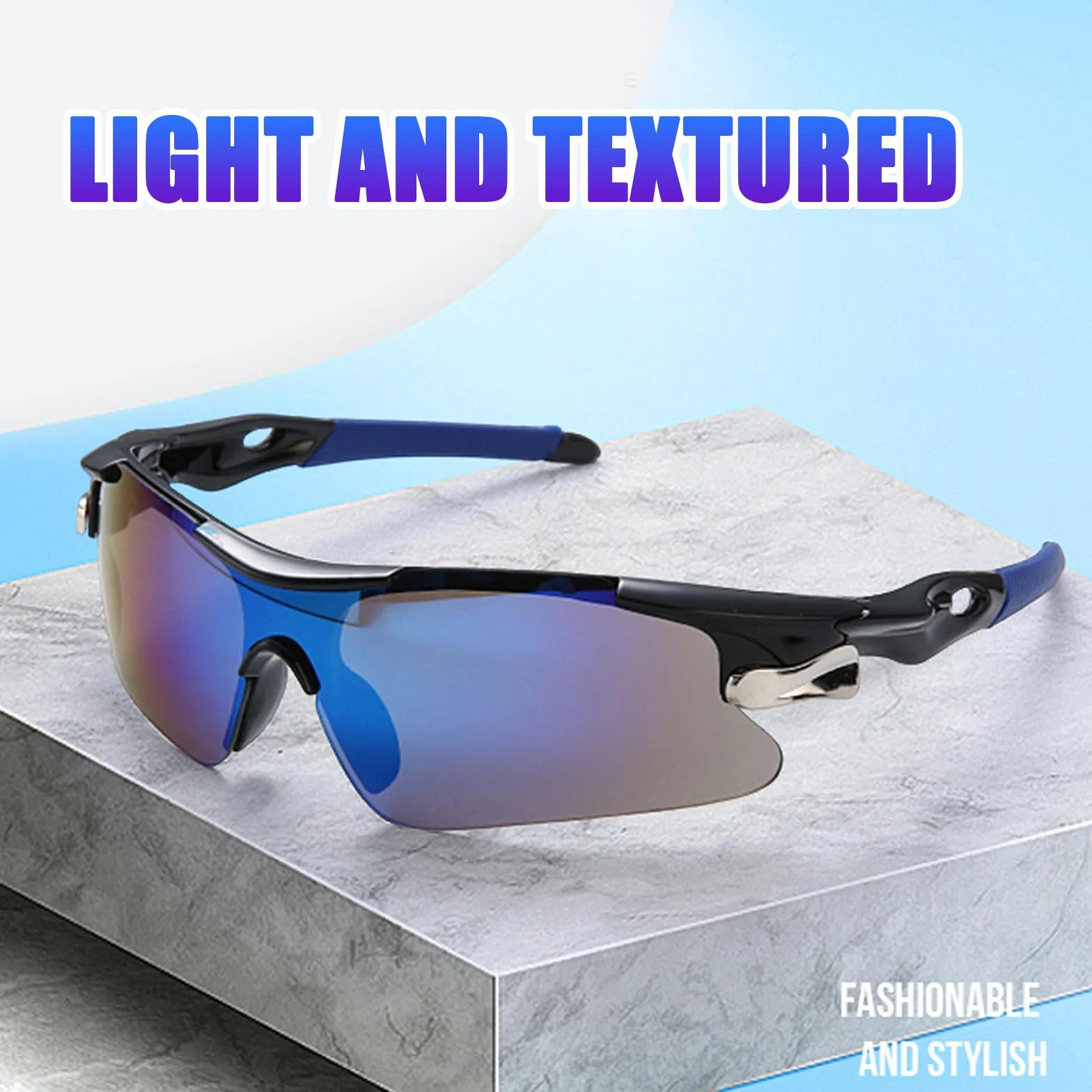 Lunettes de Vélo Solaire Sport UV400 pour Hommes Femmes Cyclisme