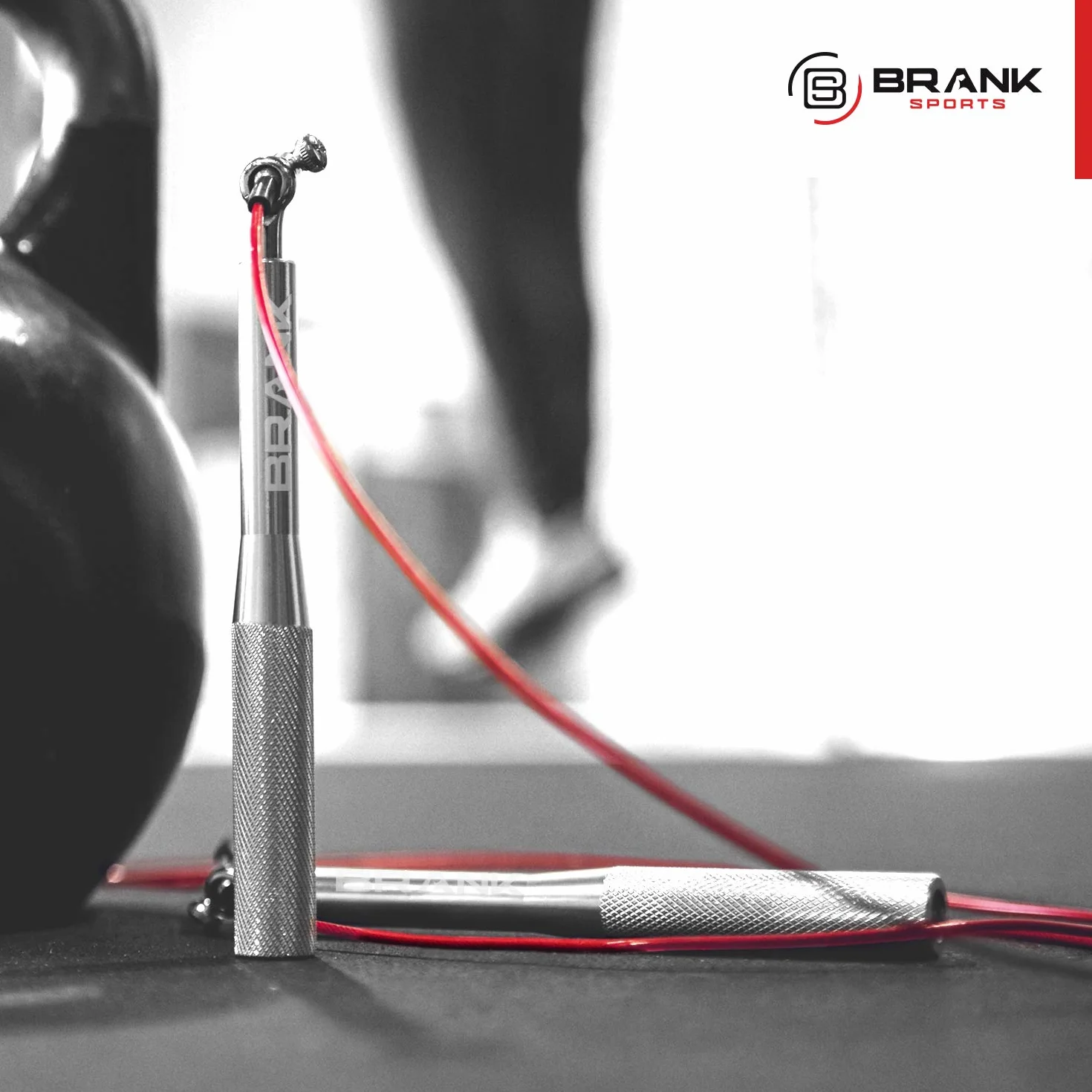 Corde à Sauter Crossfit Réglable Aluminium, Roulements à Billes, 3 Câbles Acier
