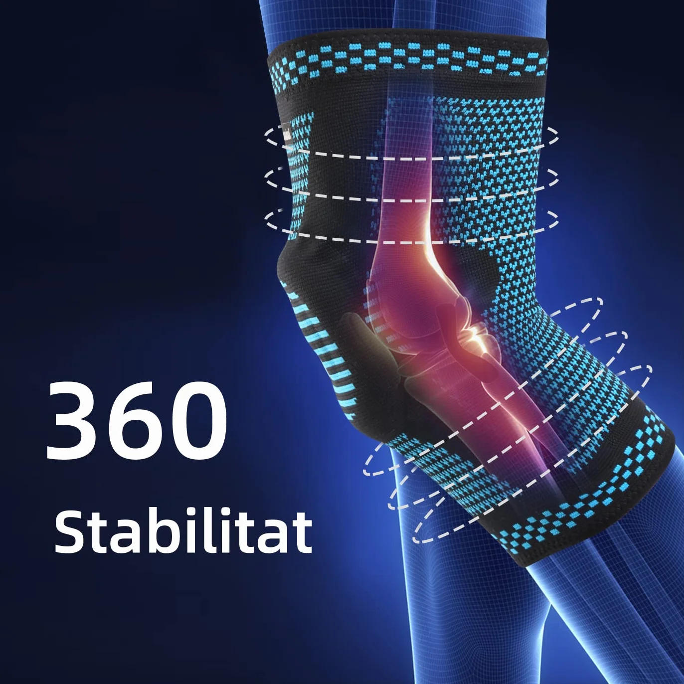 Genouillère médicale sport pour arthrose genou, attelle rotulienne ligamentaire hommes femmes