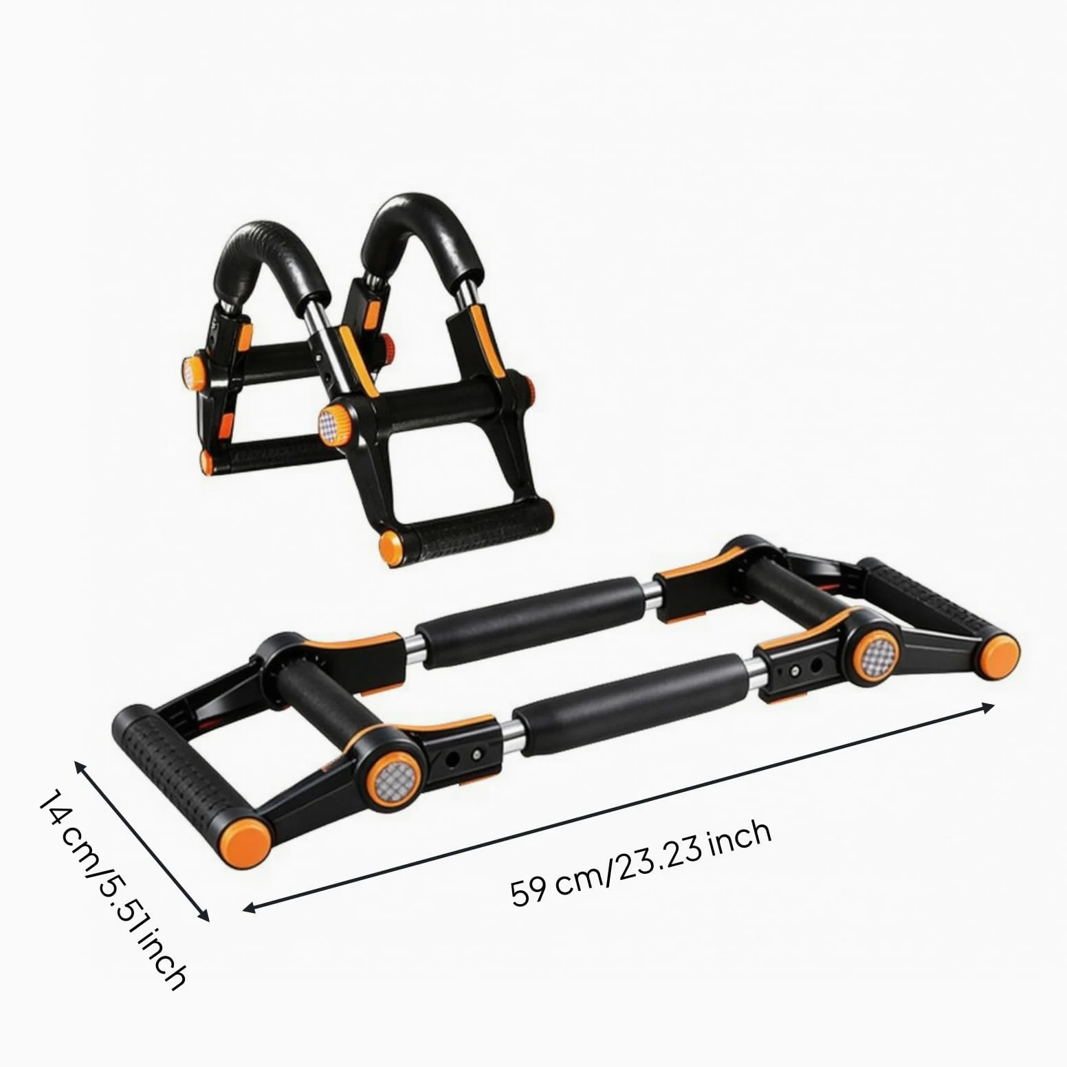 Appareil Musculation pour Bras Soli | Structure Robuste En PP, Réglable, Station Pompes, pour Maison, Débutants