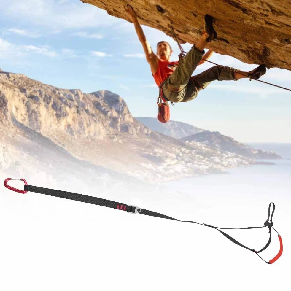 MAGT Ascendeur Pied Sangle Réglable pour Escalade Rappel Sauvetage Sports Plein Air
