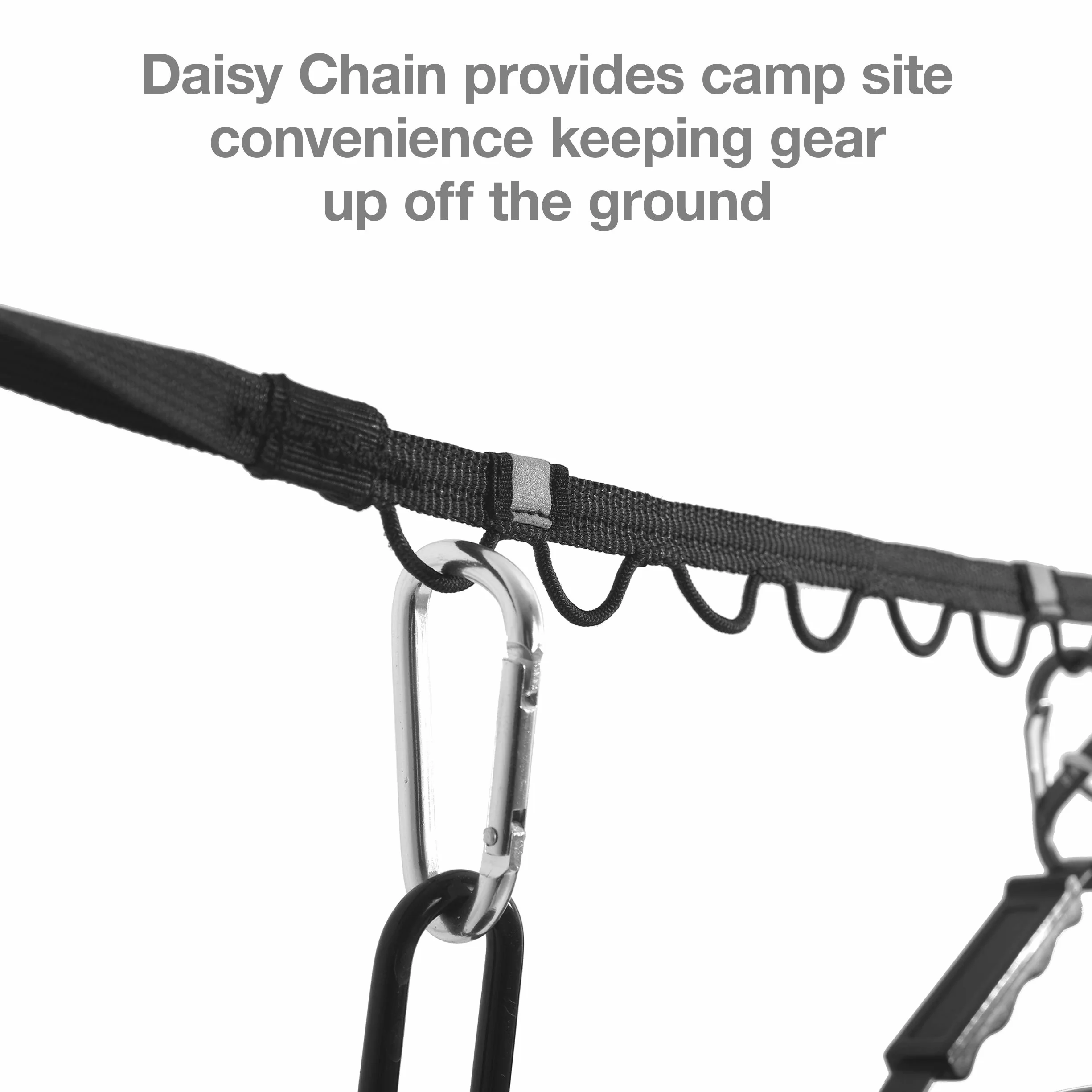 Helinox Daisy Chain 1,5-2,5m, noir