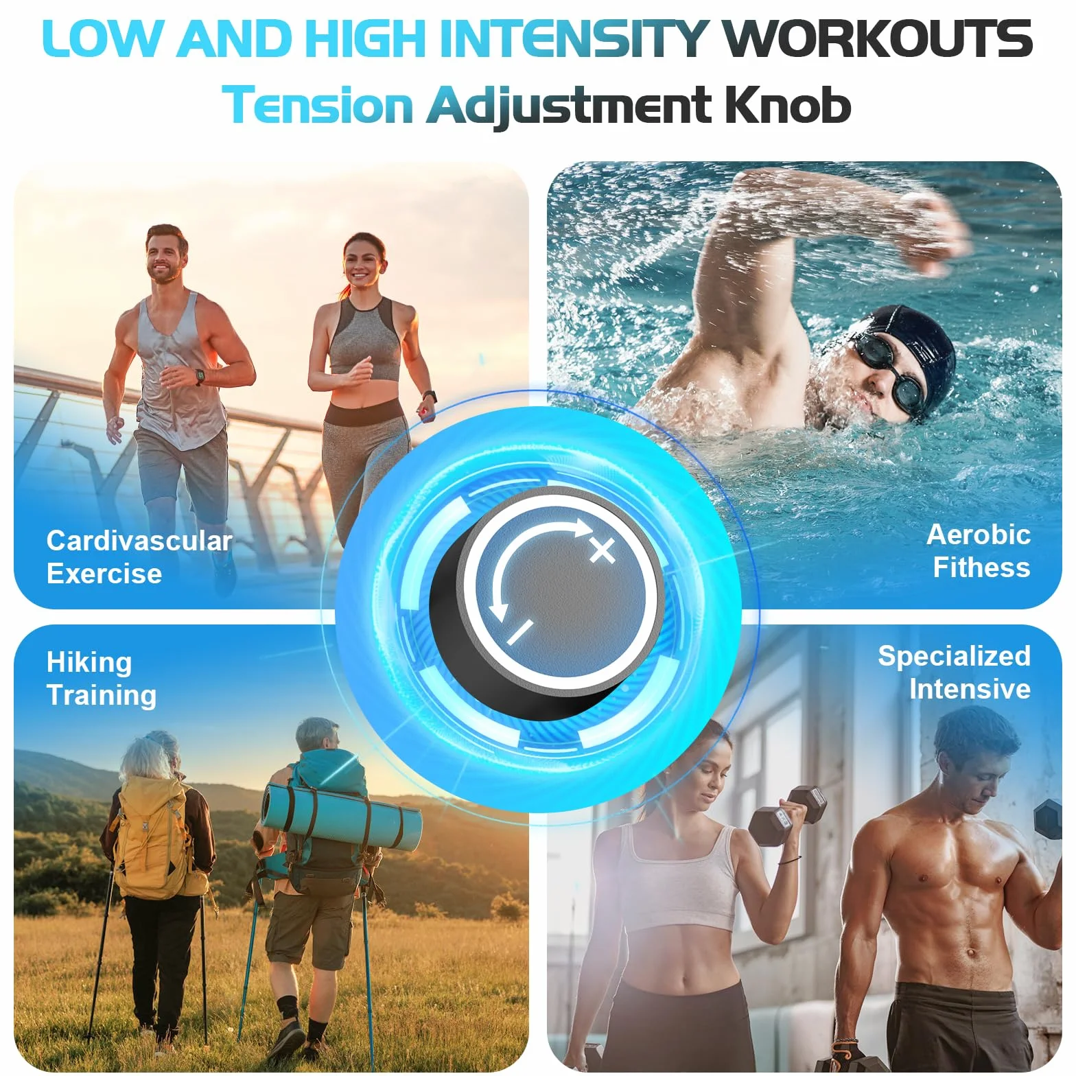 Crosstrainer Vélo Elliptique 2 en 1 avec Siège, Moniteur LCD, Résistance Réglable