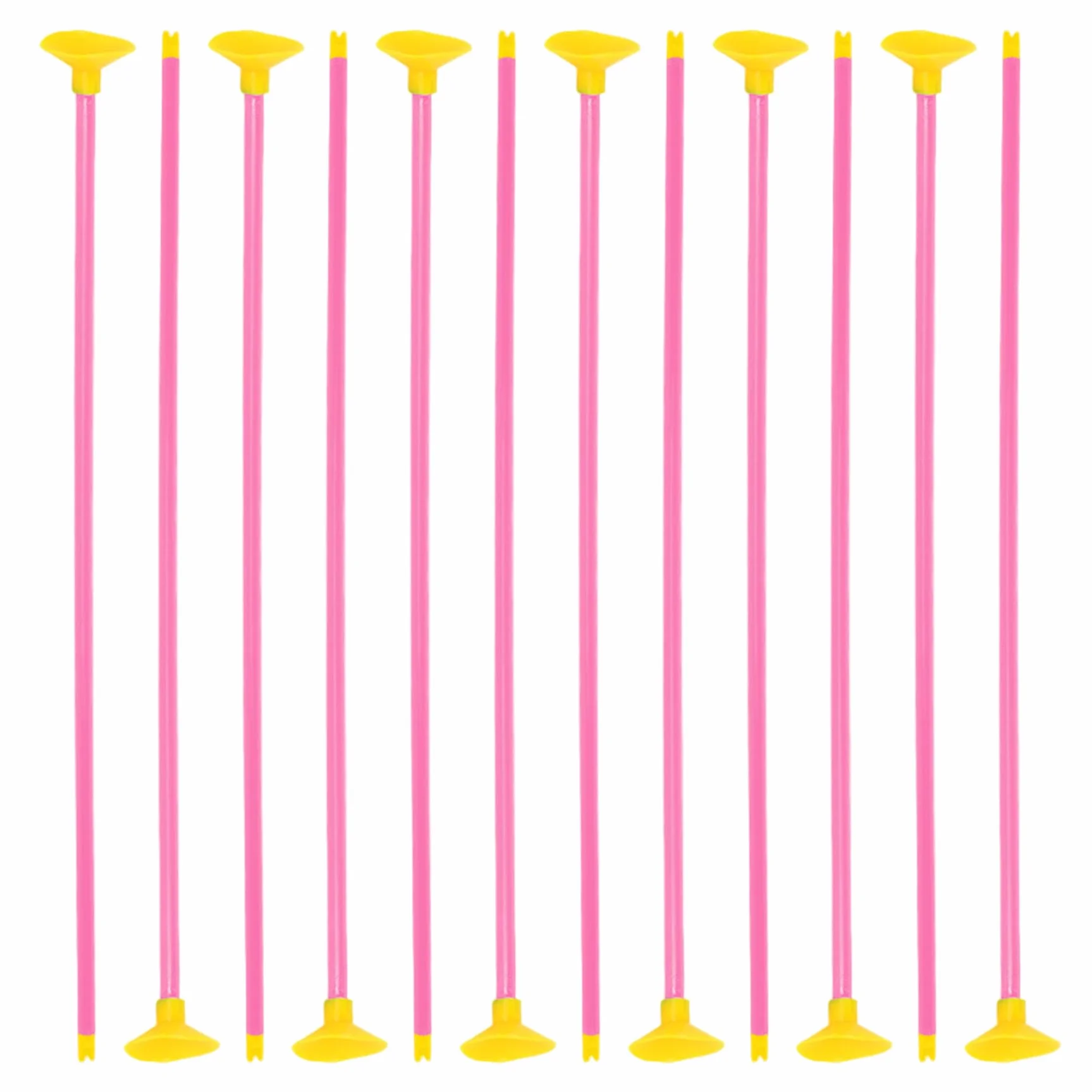 Flèches à Ventouse 42 cm Lot de 12 pour Enfants, Accessoires Tir à l'Arc Réutilisables