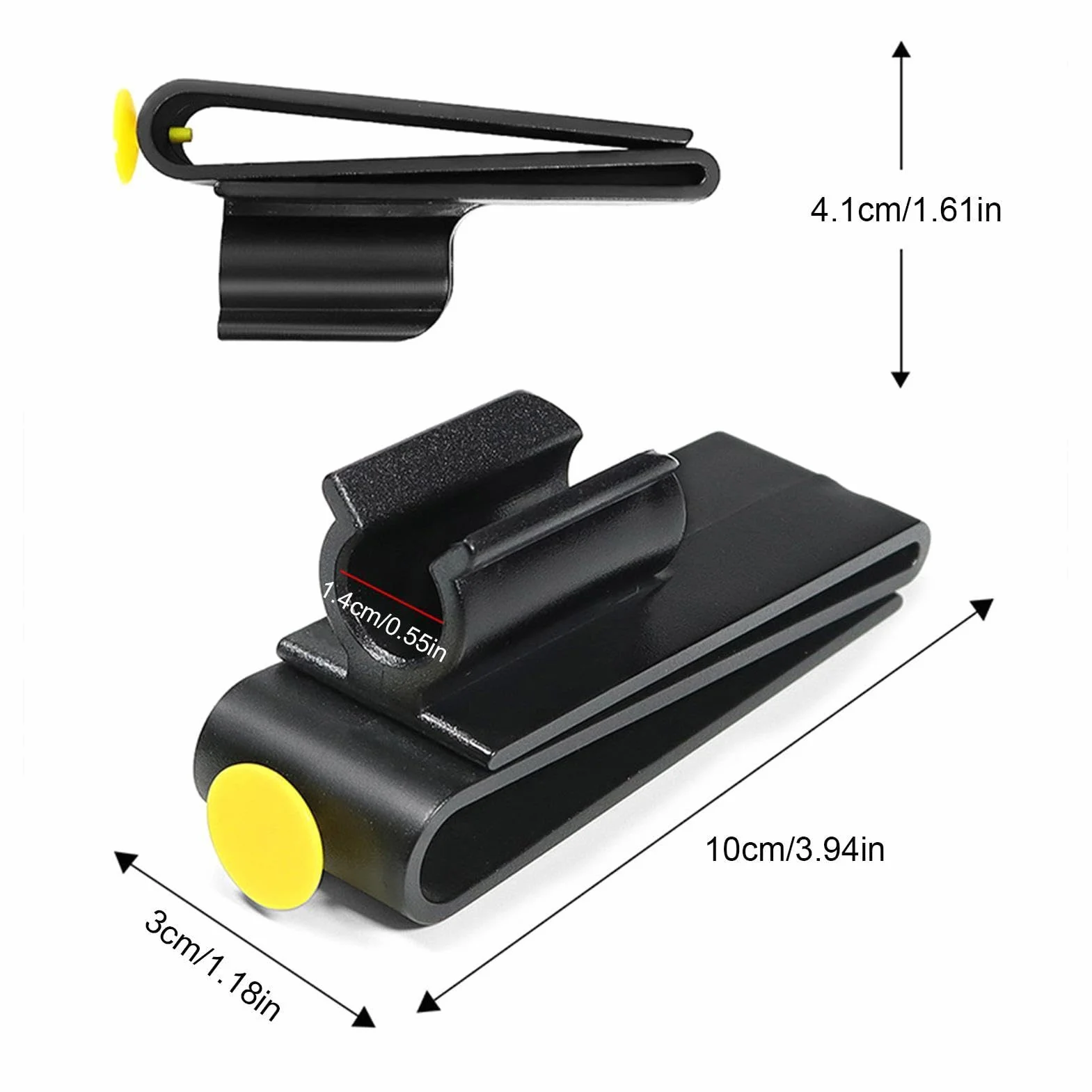 Clip pour sac de golf sur support putter - Golf Putter Clip | Support de putters multifonctionnel avec marqueur de balle - supports léger pour poignée de parapluie, perche à selfie, canne et