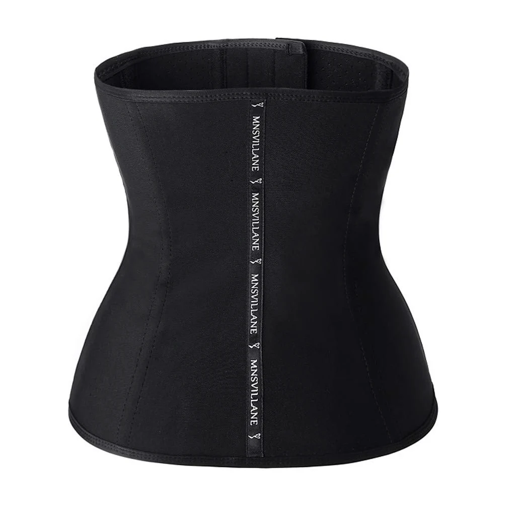 Ceinture de Sudation Femme,Ceinture Abdominale,Ceinture Amincissante,Soutien du Dos,Fitness Sauna Perte de Poids,Ajustable Ceinture de Minceur,Noir,S