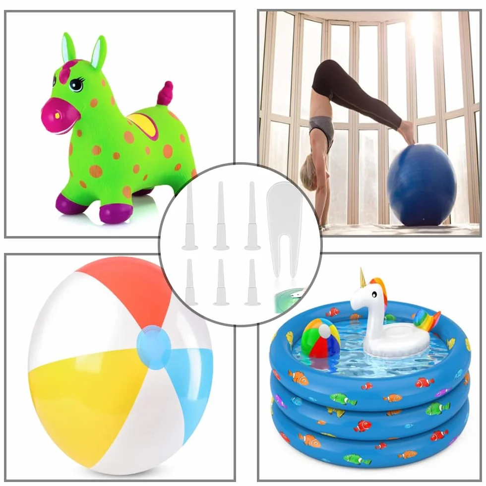 Kit de Remplacement de Bouchon d'air Yoga avec 1 Outil Amovible, 6 Pièces