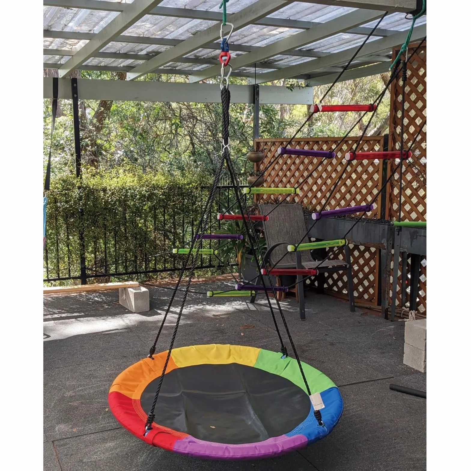 TRIWONDER Pivot de Rotation 30 KN Dispositif Pivotant 360° Descendeur Escalade Connecteur Swing Rotateur
