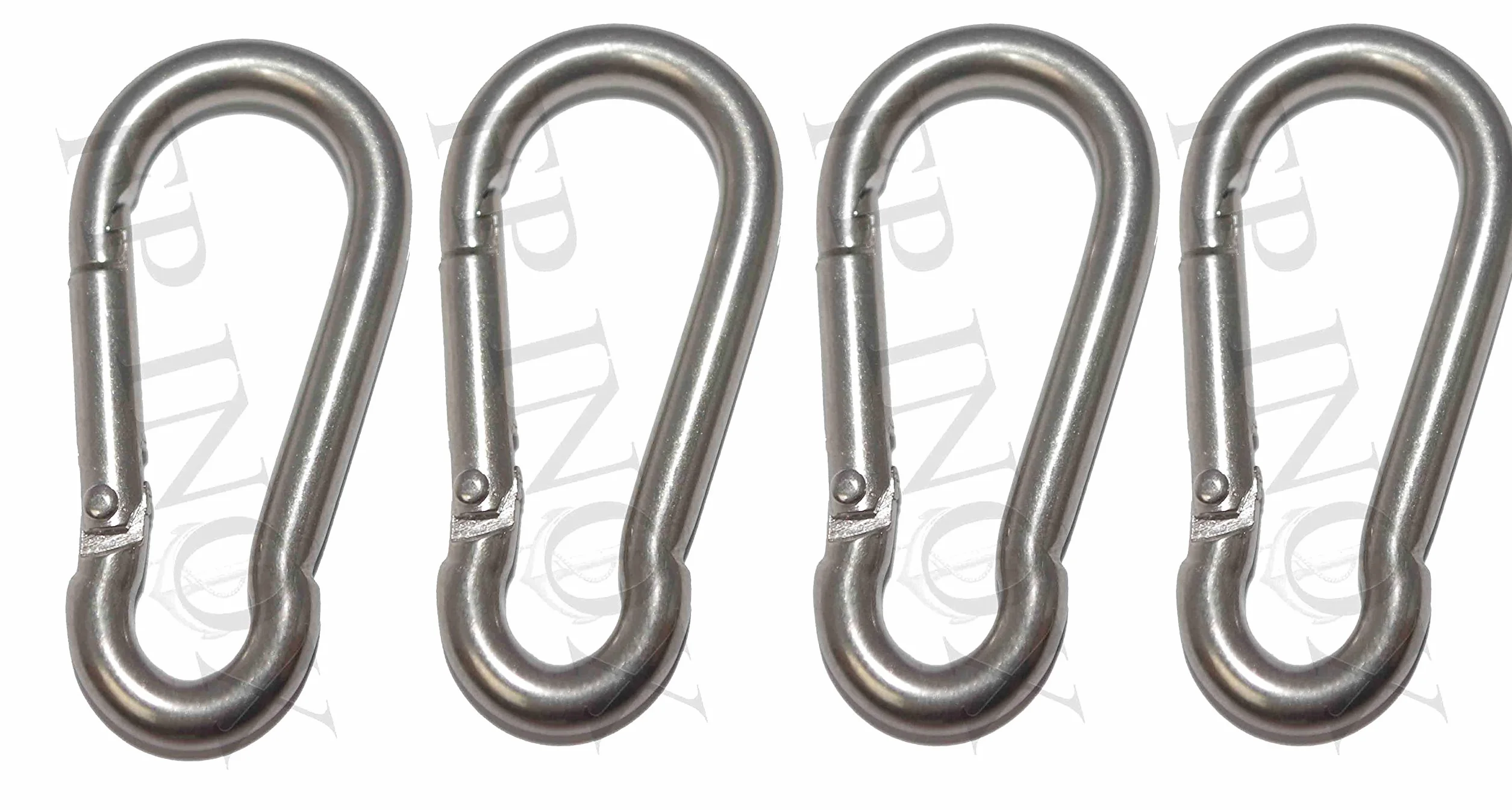 Mousqueton INOX 316 A4 4mm Lot de 4