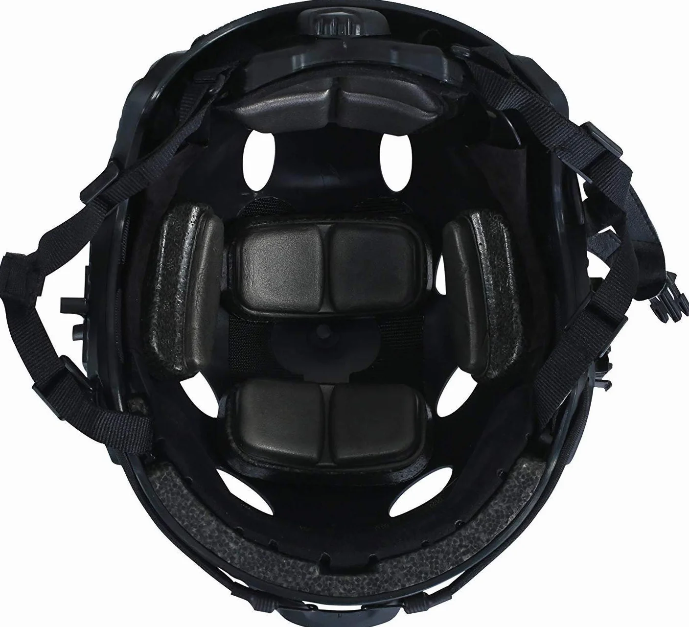 LOOGU Airsoft Ops Core Casque de Protection Tactique Fast BJ PJ avec Coussinets Rails latéraux