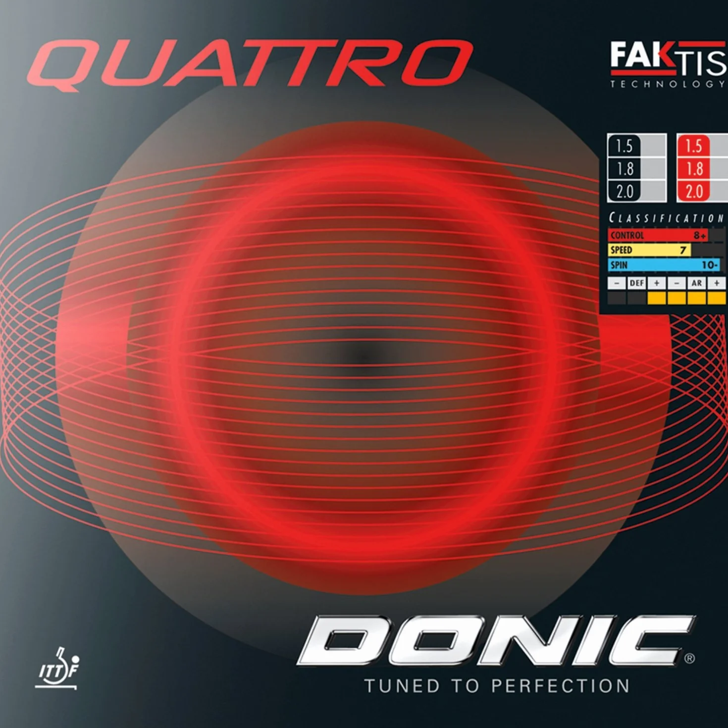 Donic Quattro Caoutchouc