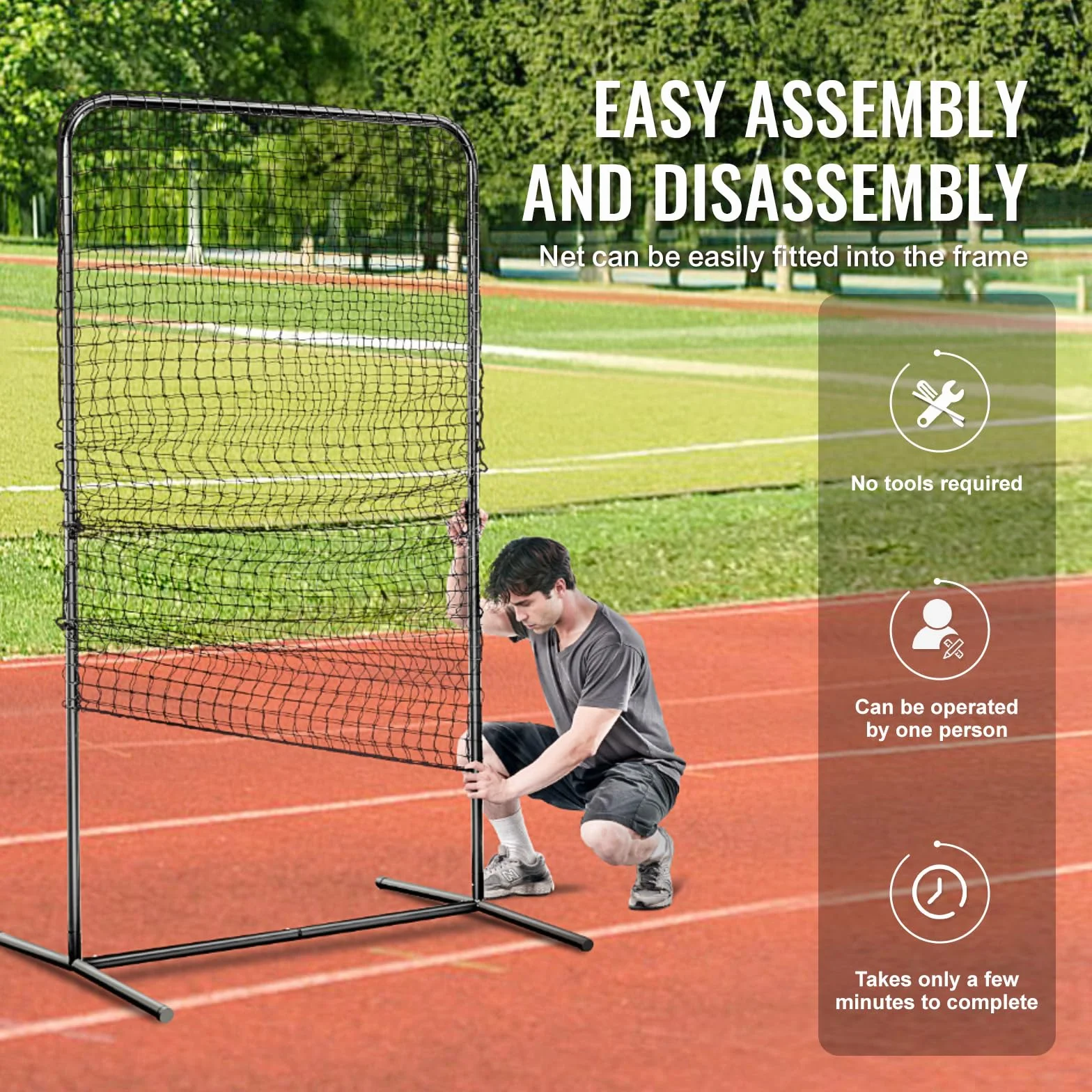 VEVOR Screen Baseball Cage de frappeur
