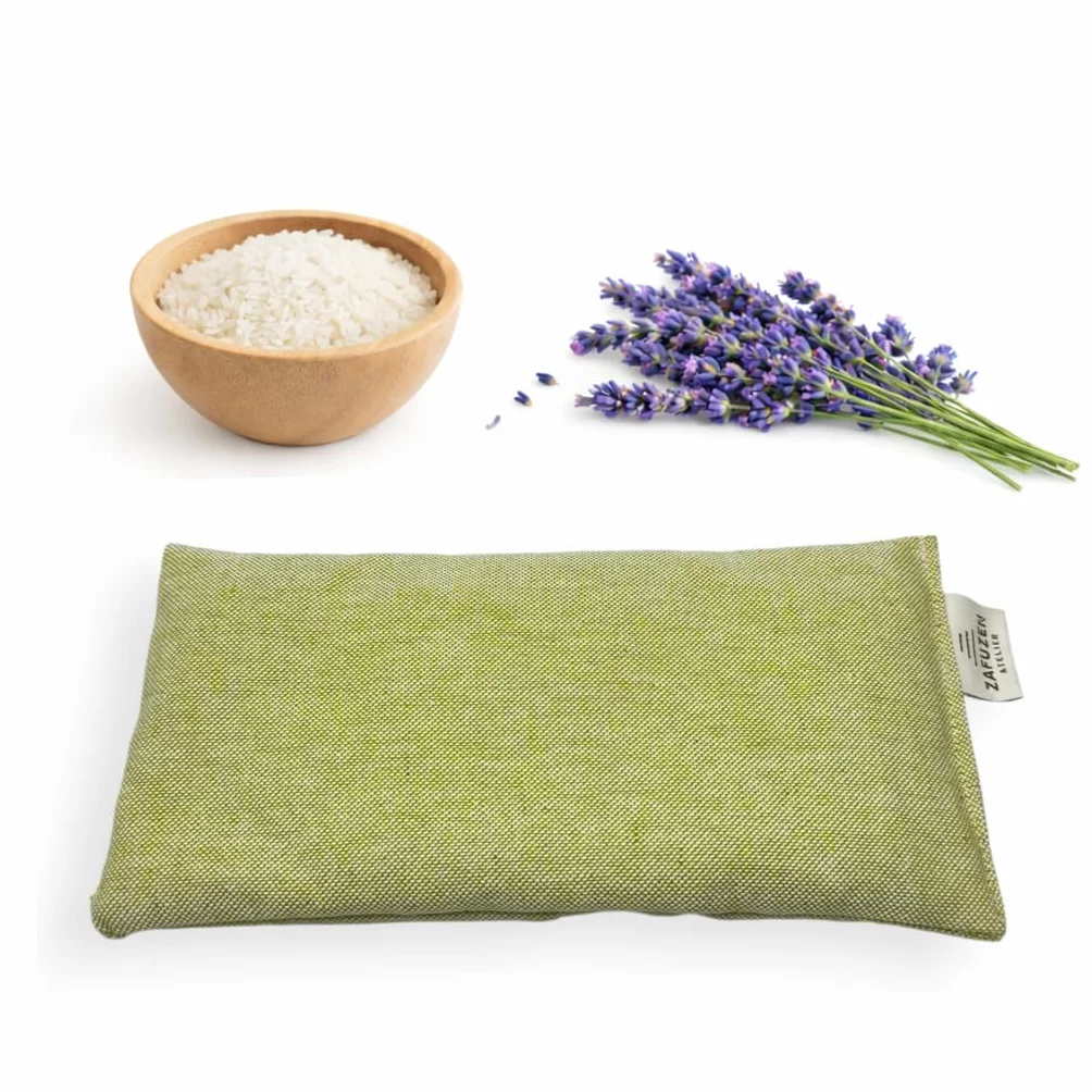 Coussins pour Les Yeux Full Palette – Coussins Oculaires Lavande Naturelle Riz Coton Naturel Yoga Méditation Relaxation