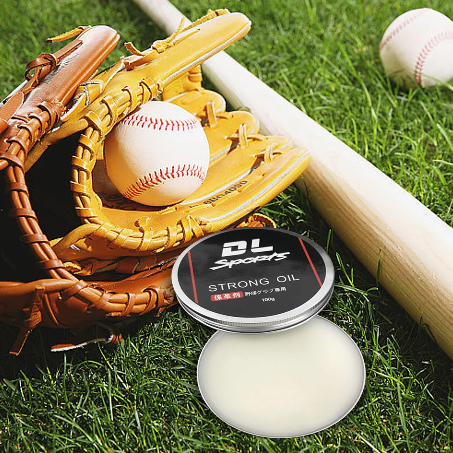 Halatua Après-shampoing réparateur pour gant de baseball cuir action rapide