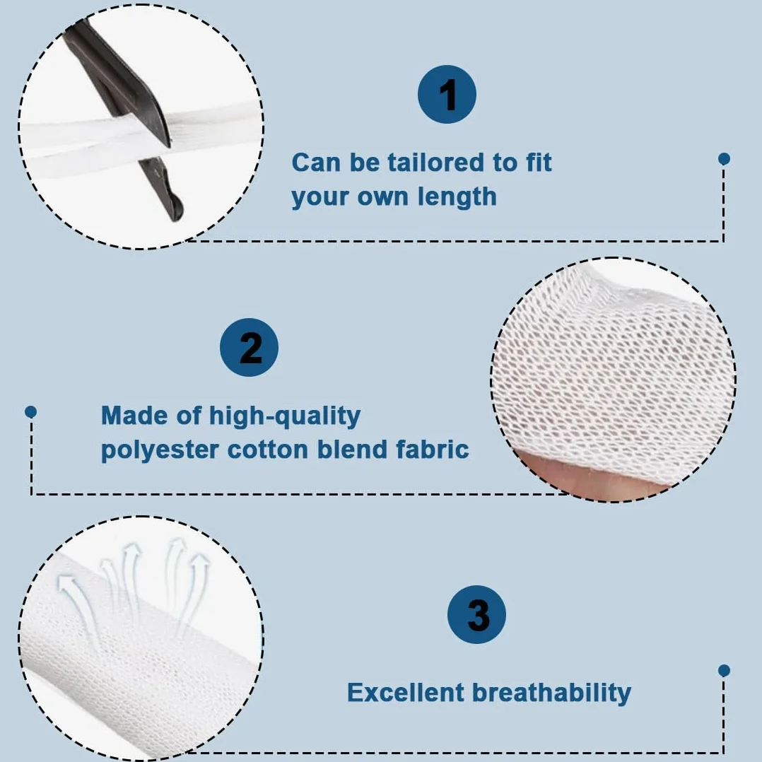 Pansement Doigt, Bandage Tubulaire Doigt Élastique, Protege Doigt Respirant pour Premiers Secours