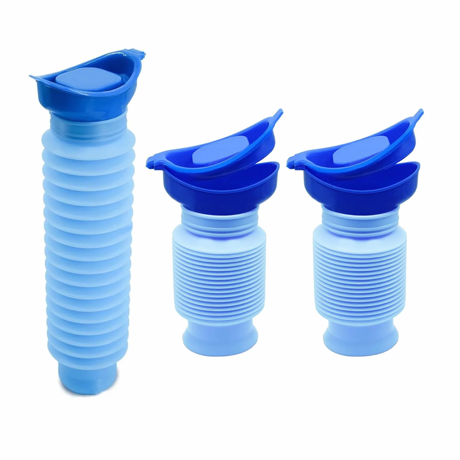 Urinoirs Portable Rétractable 750ml, Bouteille d'Urine pour Camping Voyage Extérieur Voiture