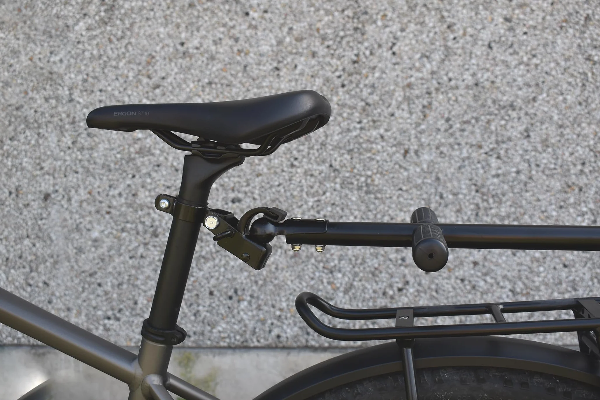 Remorque Pliable pour Vélo Attelage sur Tige de Selle