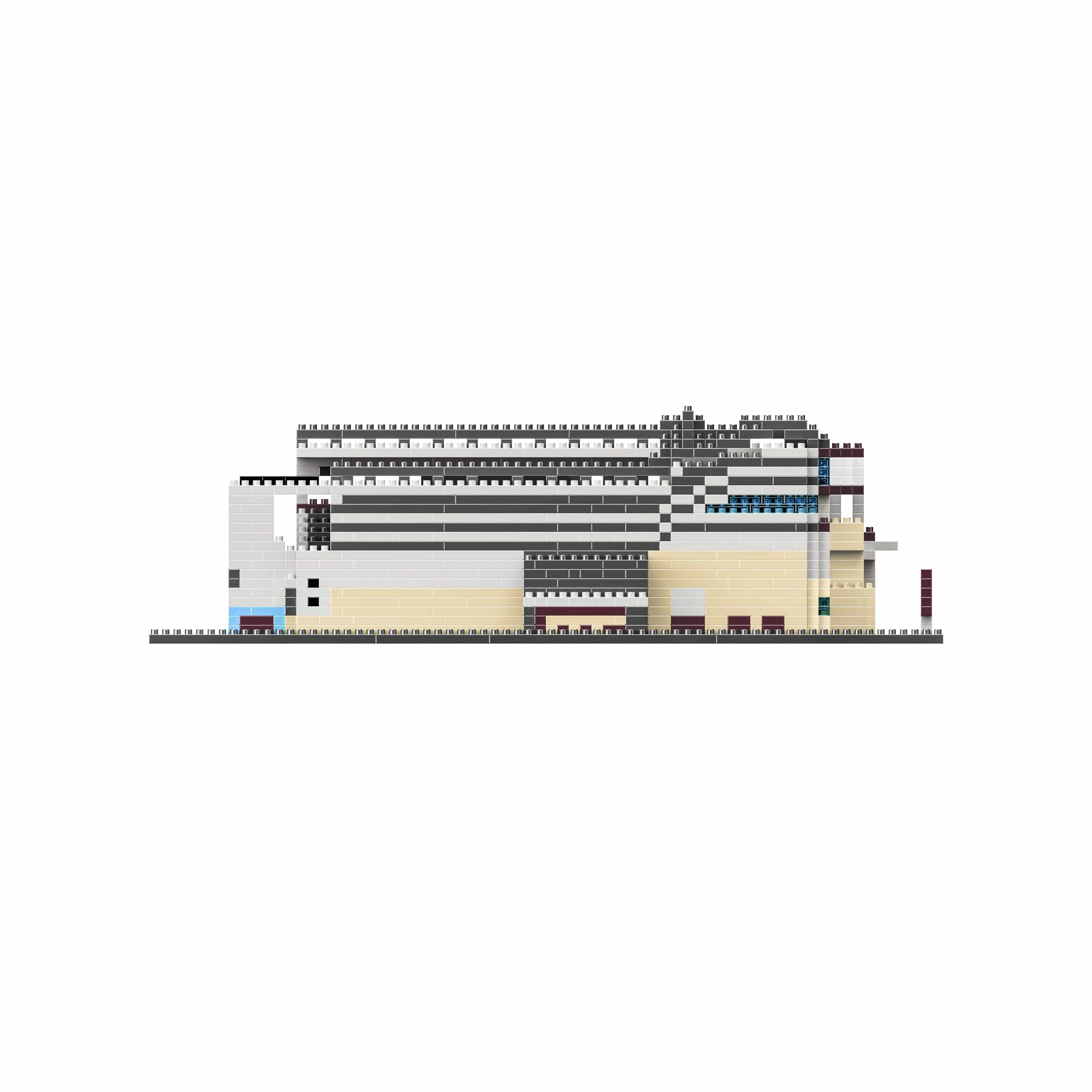 FOCO West Ham United The Boleyn Ground FC BRXLZ-Steine 3D-Fußballstadion BAU-Set