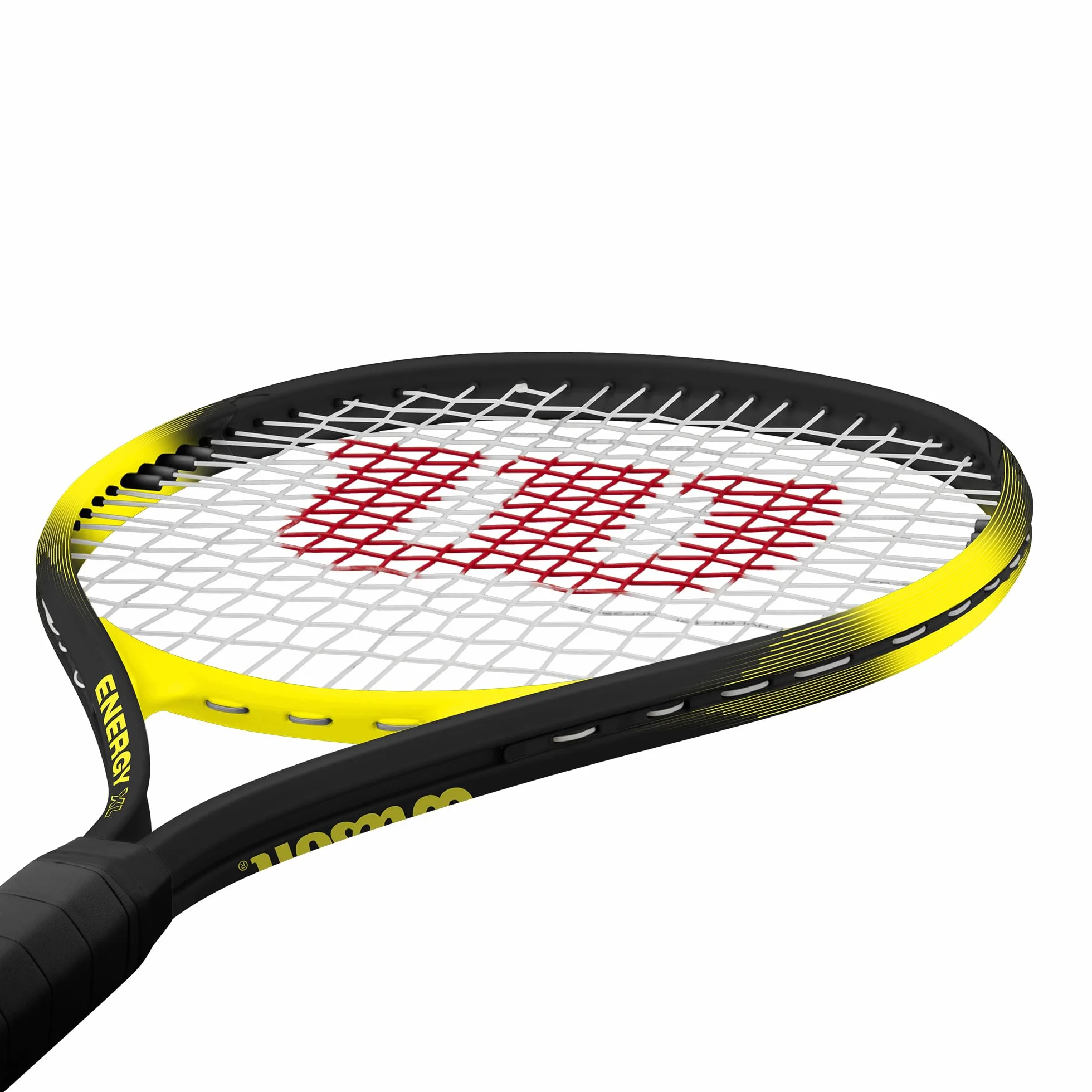 Raquette de Tennis Wilson Energy XL, Alliage AirLite, Noir/Jaune
