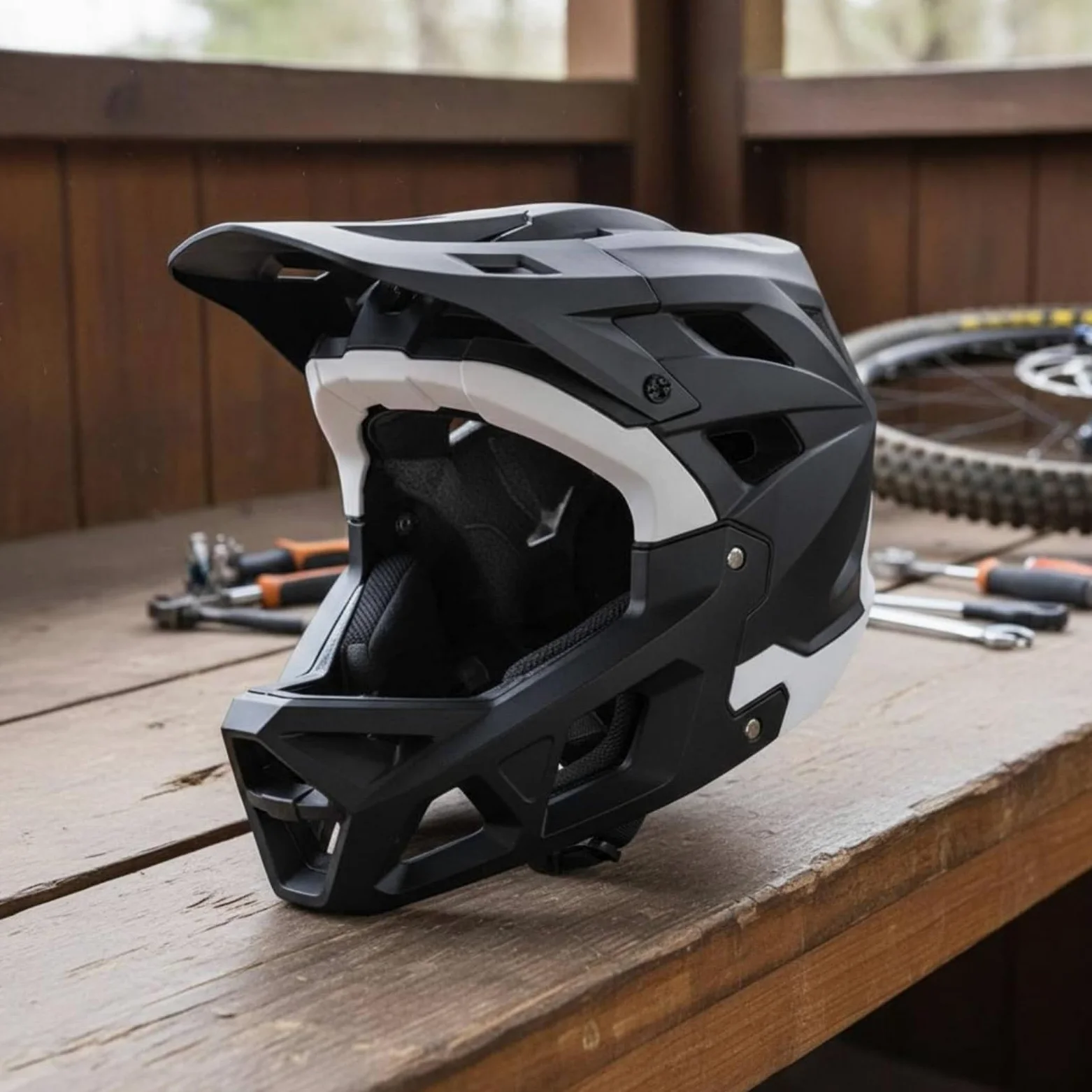 Milageto Casque Intégral Aération | Casque Scente Descente à Absorption d'Impact en PC et EPS Léger, Protection Complète avec Coque Mentonnière pour Adultes