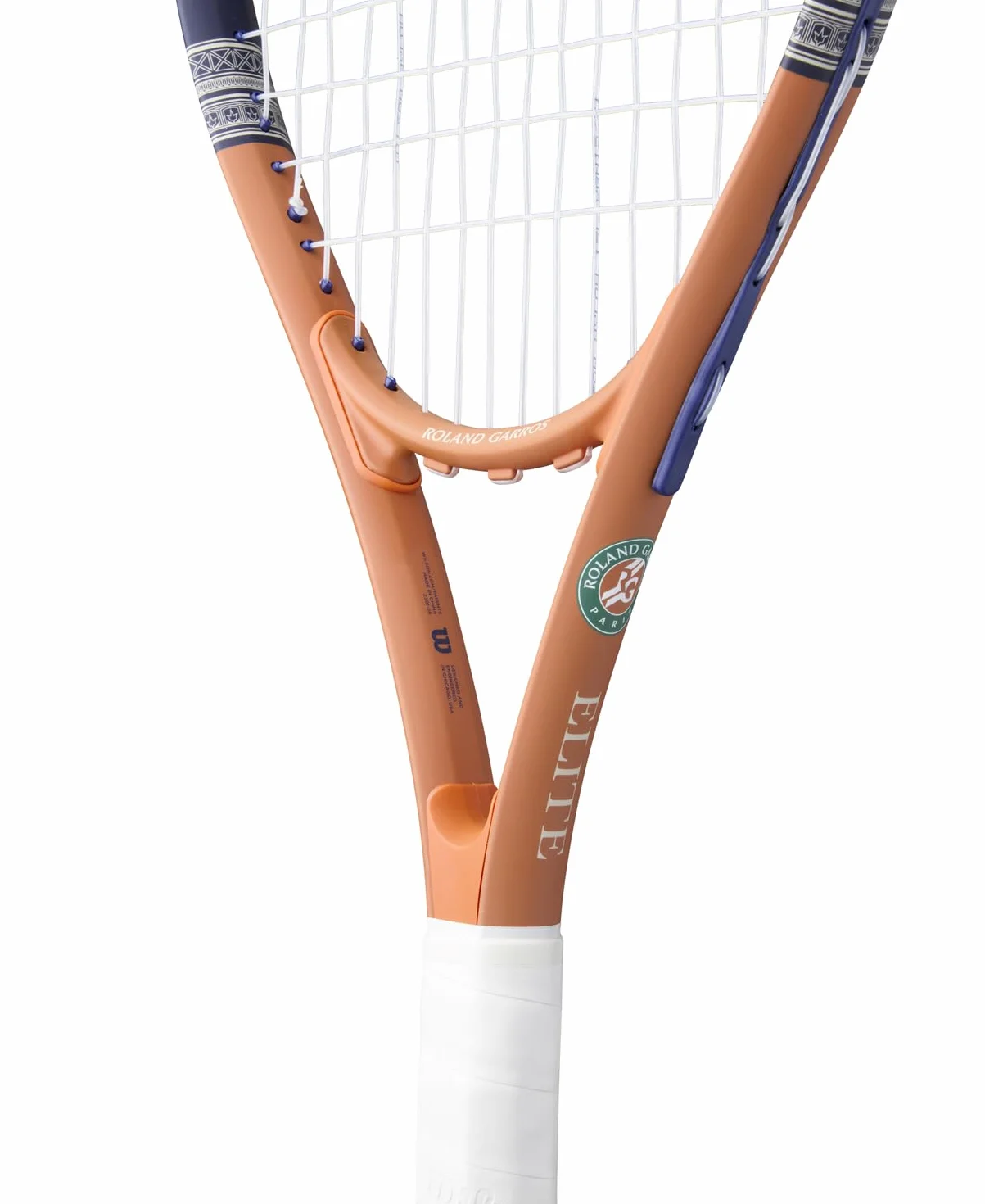 Wilson Roland-Garros 2026 Elite Raquette de Tennis Marine/Orange Grip 3