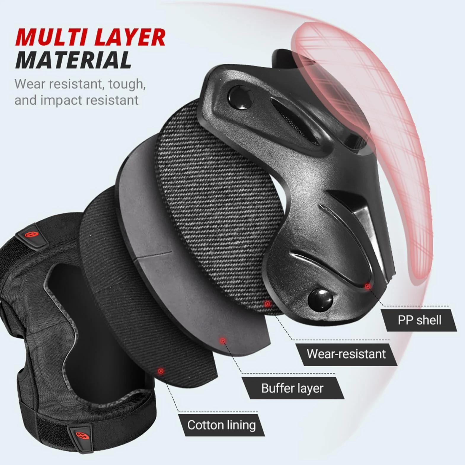 Protège-tibias réglables pour moto, coudières et genouillères adultes - Équipement de protection moto, roller, skateboard