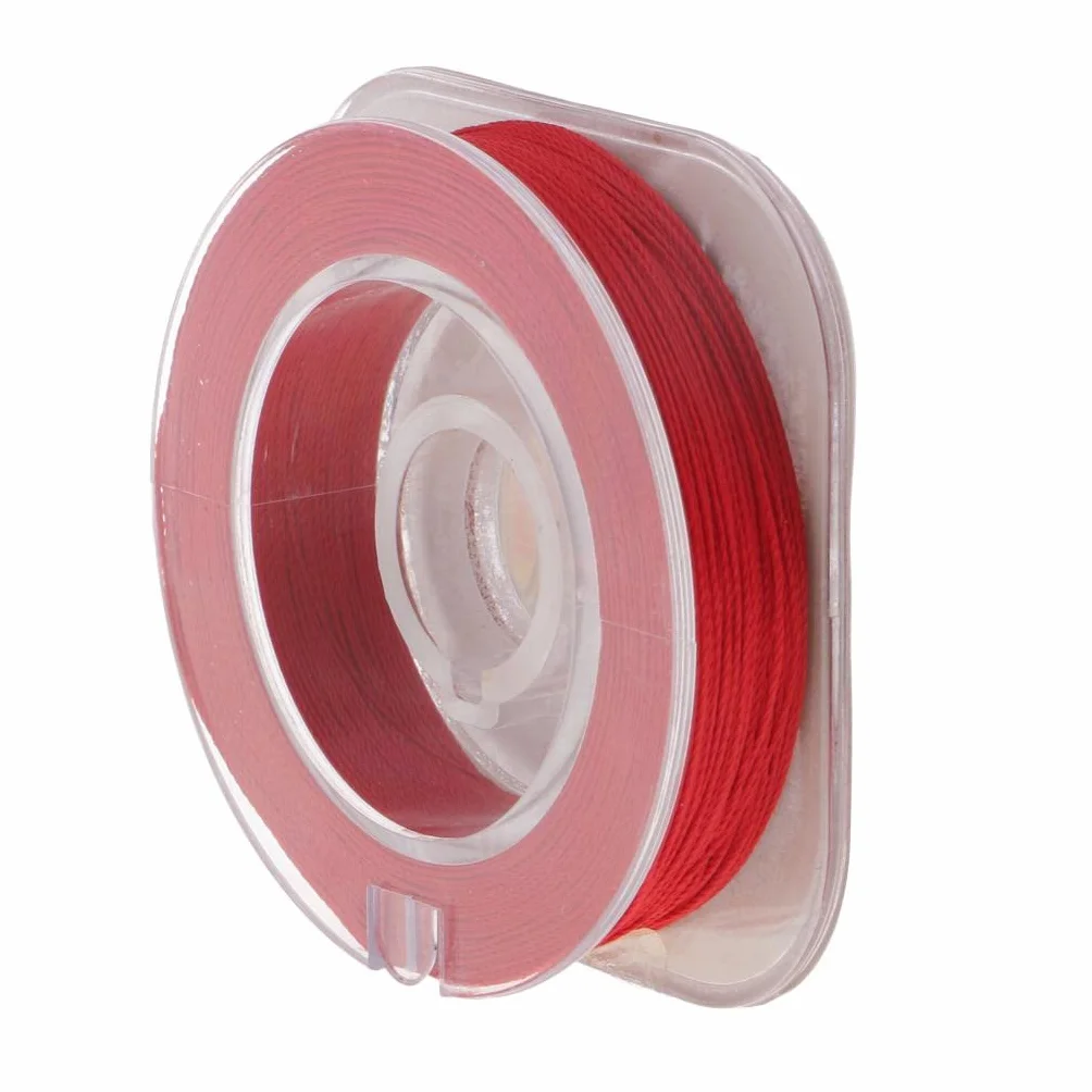 Anneau de Guidage de Canne à Pêche Fil 50m Rouge