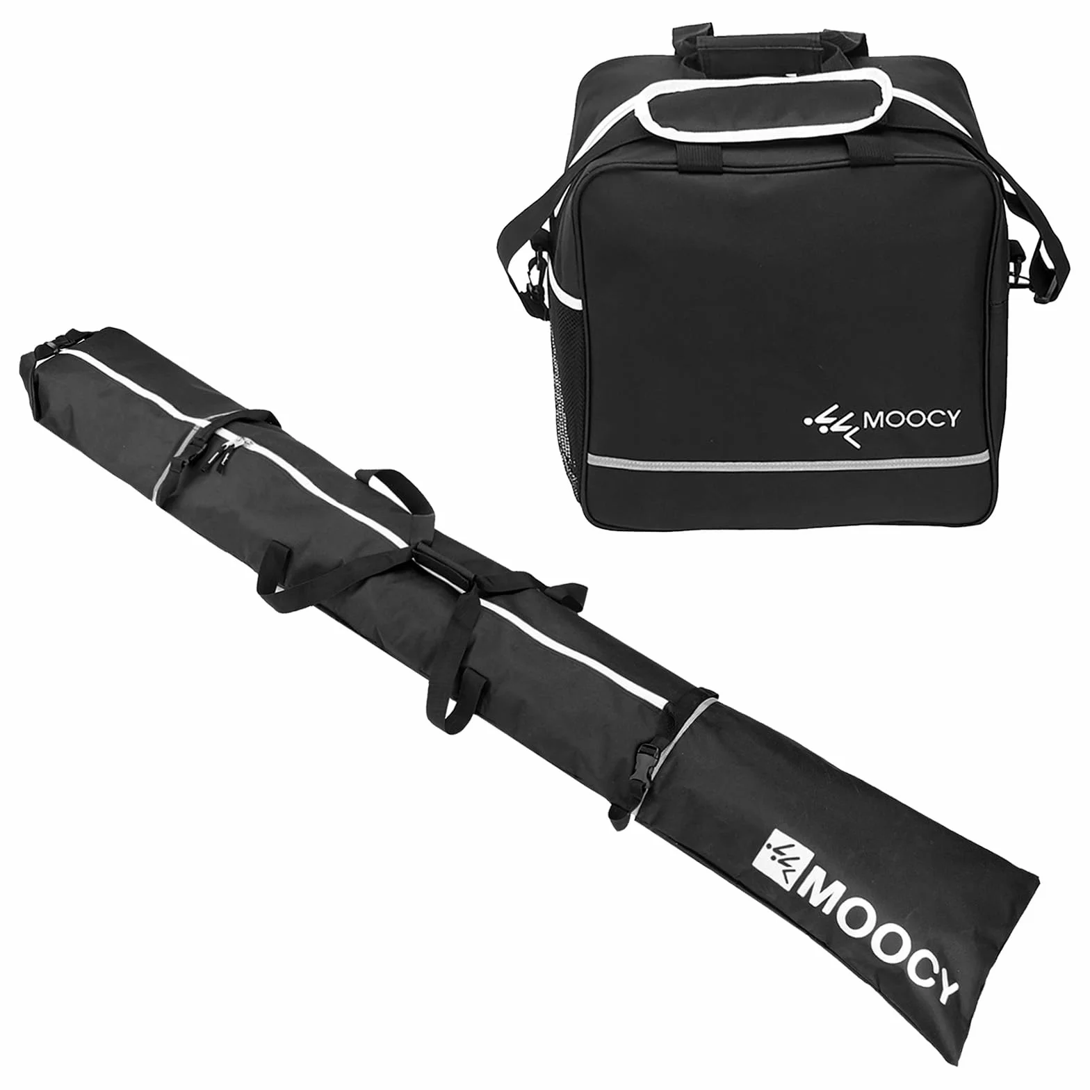 Aisny Ensemble sac à chaussures de ski 200 cm longueur réglable design à roulettes