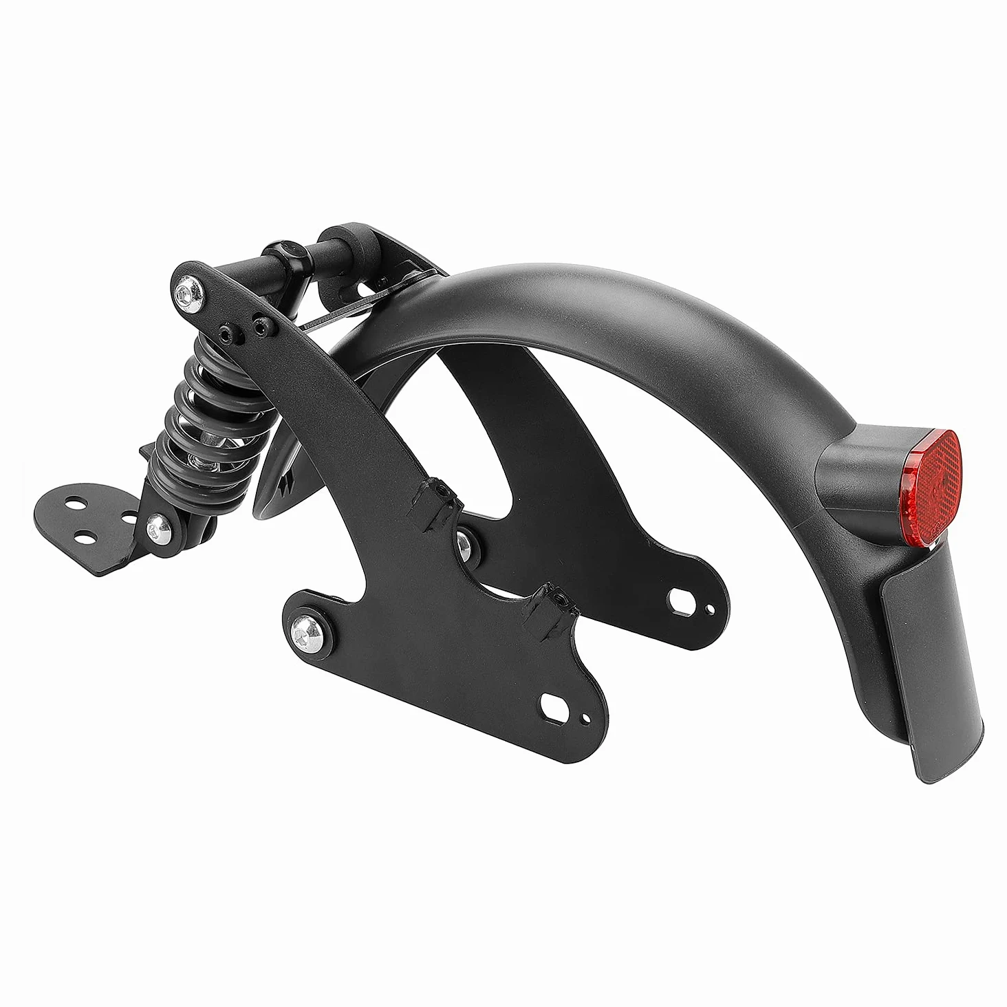通用 Fututech Kit Suspension Arrière Scooter Electrique pour Xiaomi Pro Pro2 Amortisseur Garde-Boue Feu Arrière Accessoires Trottinettes Modification (Noir pour Pro Pro2)