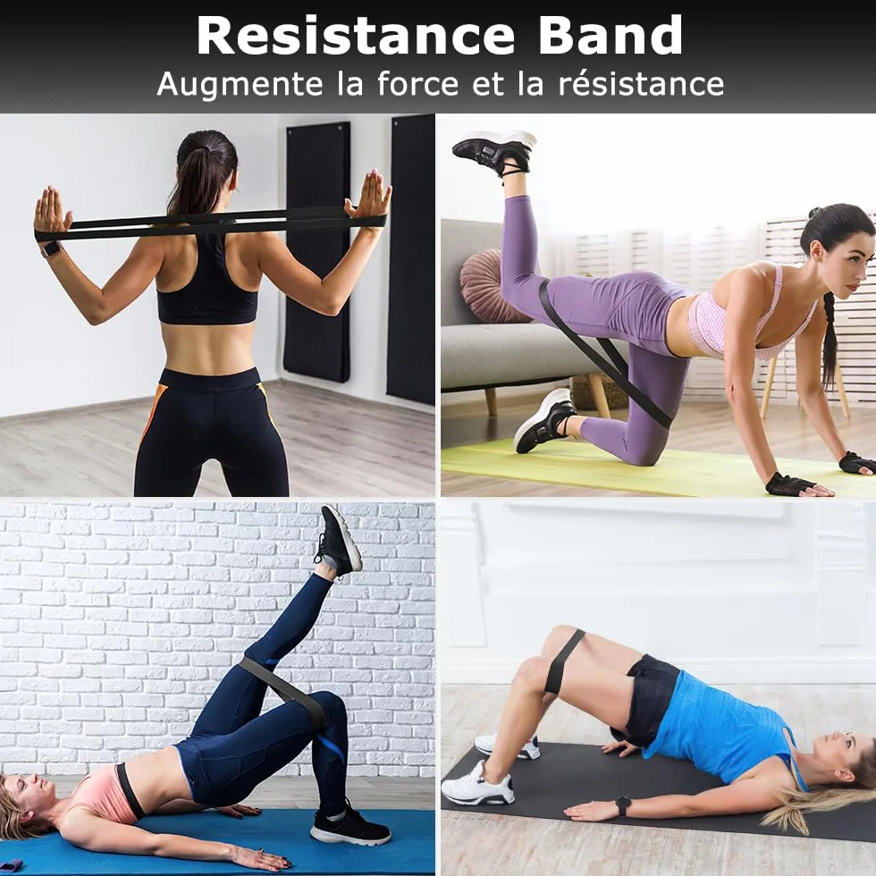 Qveetry Rouleau de Massage Mousse avec Bâton Musculaire, Balles, Bandes de Résistance
